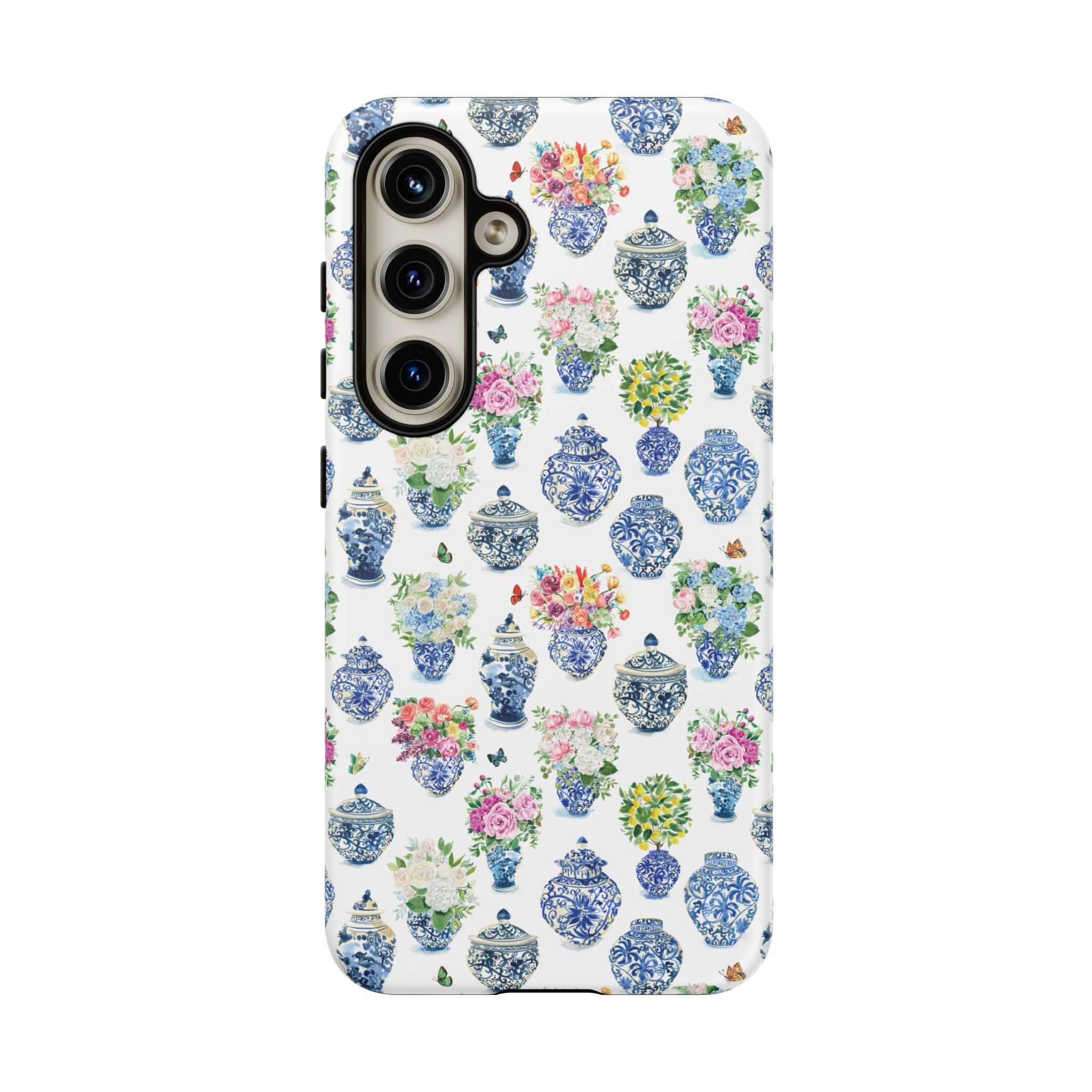 Watercolor Ginger Jar Bouquets Phone Cover Case