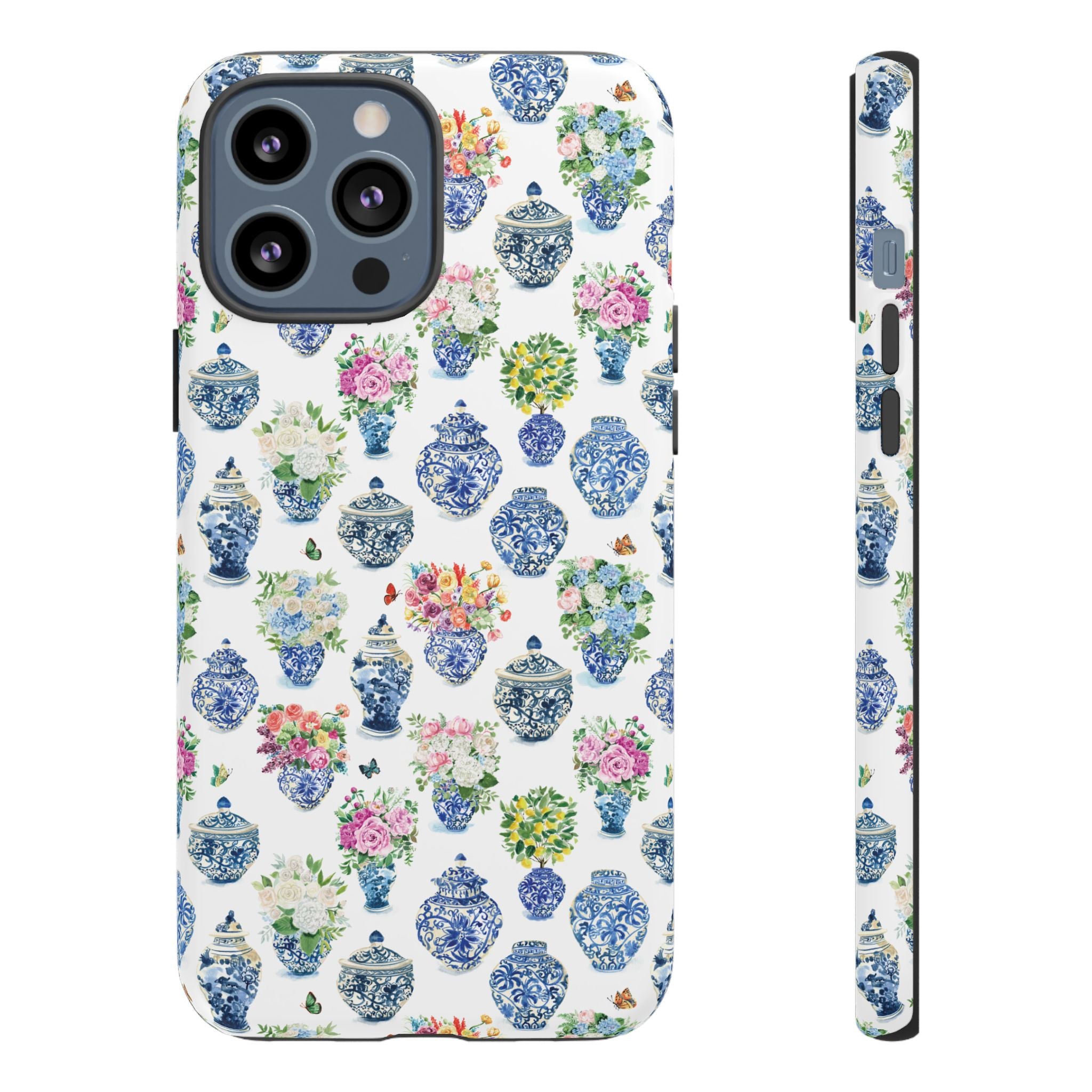 Watercolor Ginger Jar Bouquets Phone Cover Case