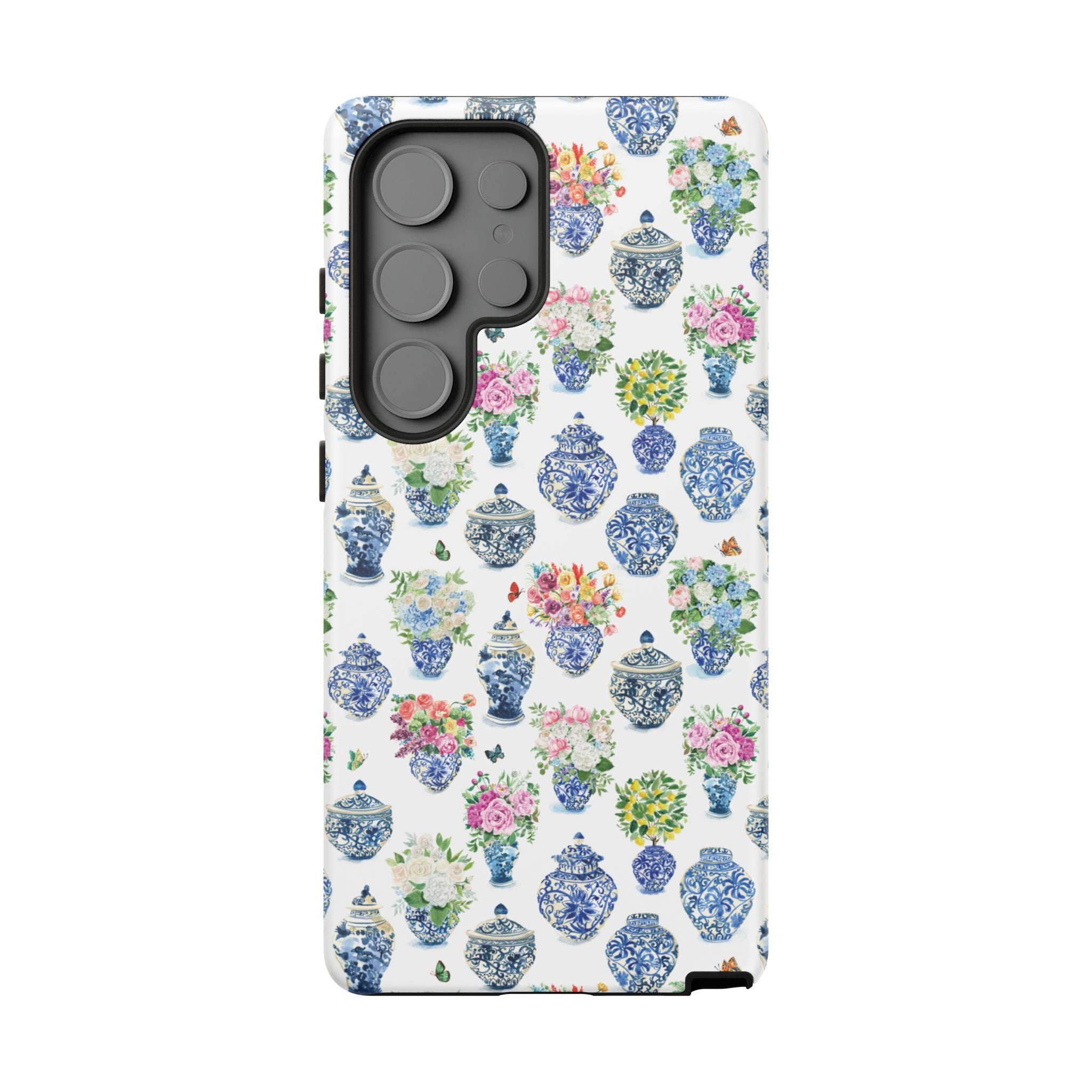 Watercolor Ginger Jar Bouquets Phone Cover Case