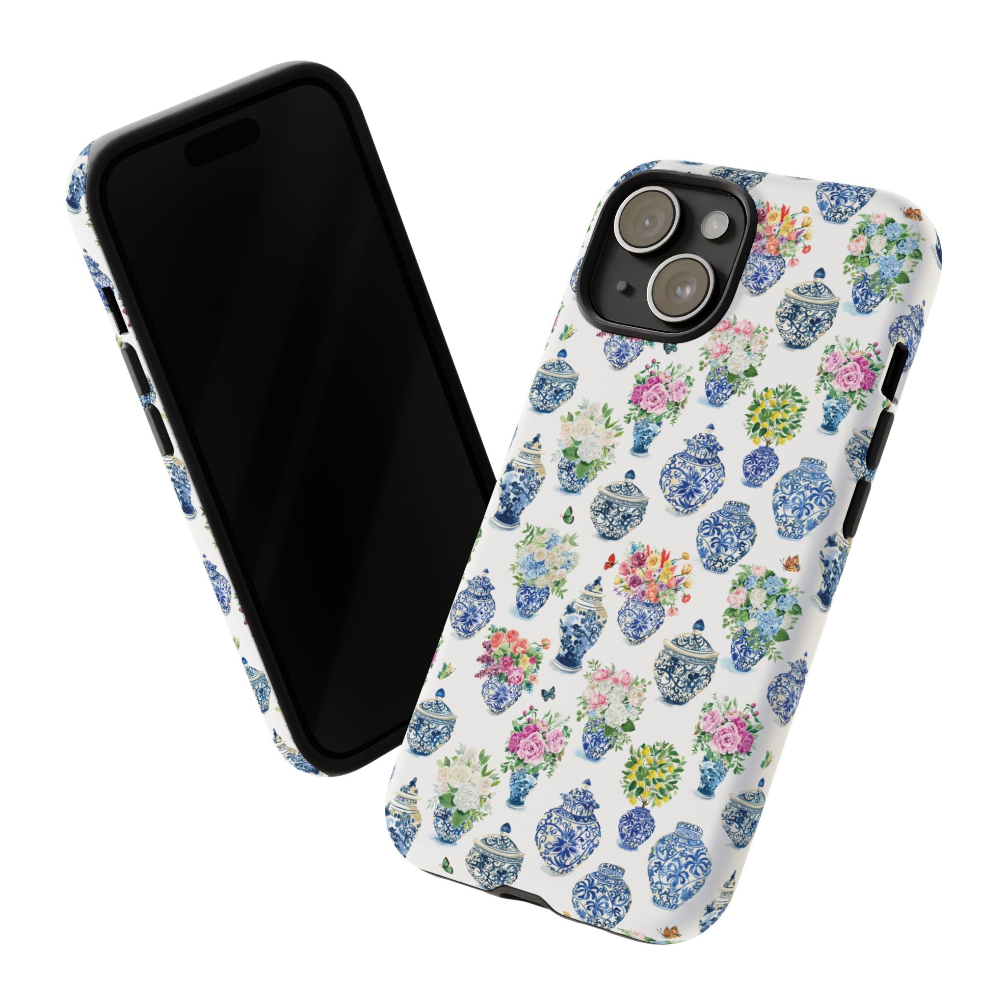 Watercolor Ginger Jar Bouquets Phone Cover Case