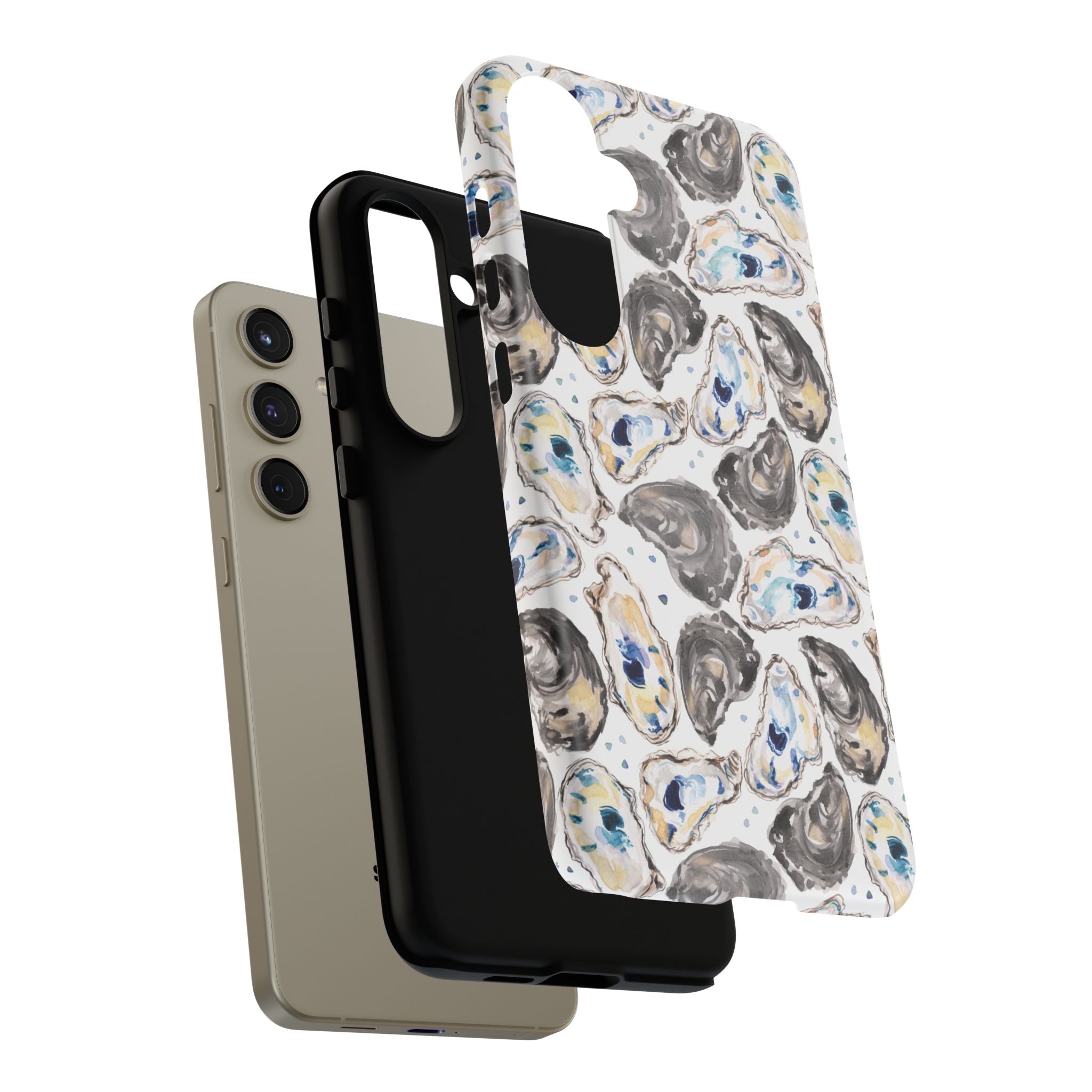 Watercolor Oyster Shells Beachy Phone Cover Case