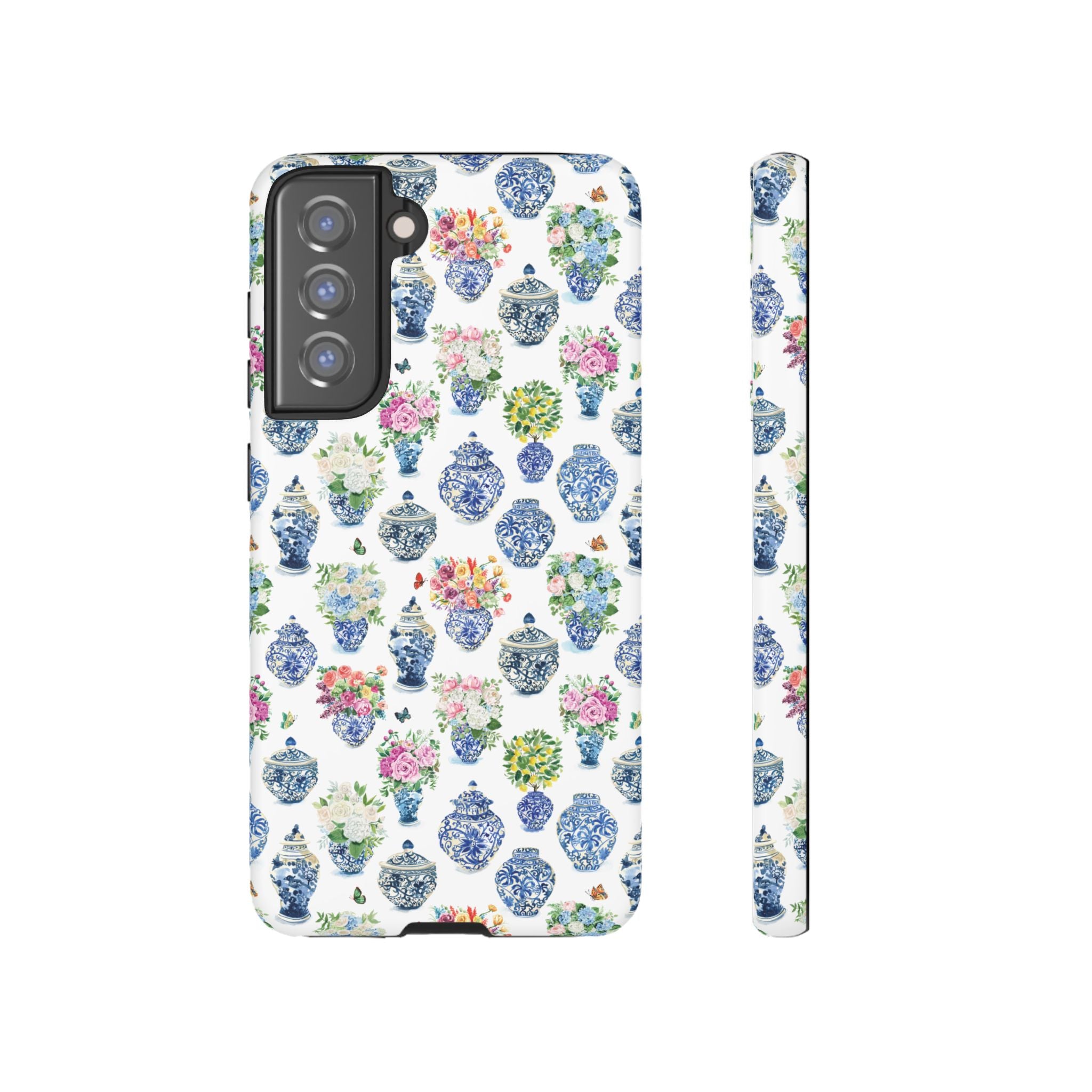 Watercolor Ginger Jar Bouquets Phone Cover Case