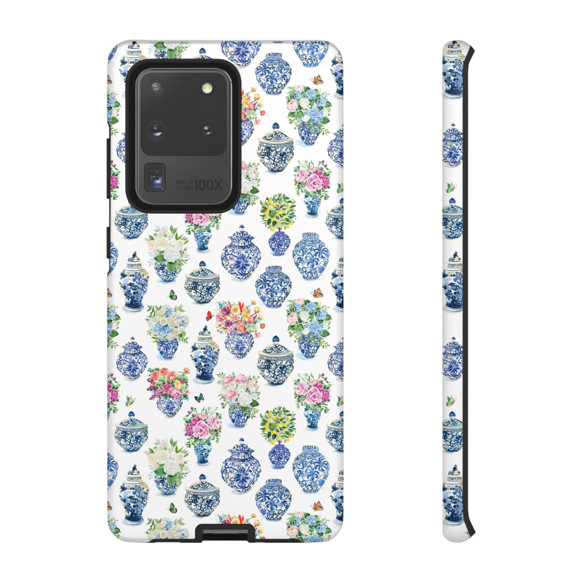 Watercolor Ginger Jar Bouquets Phone Cover Case