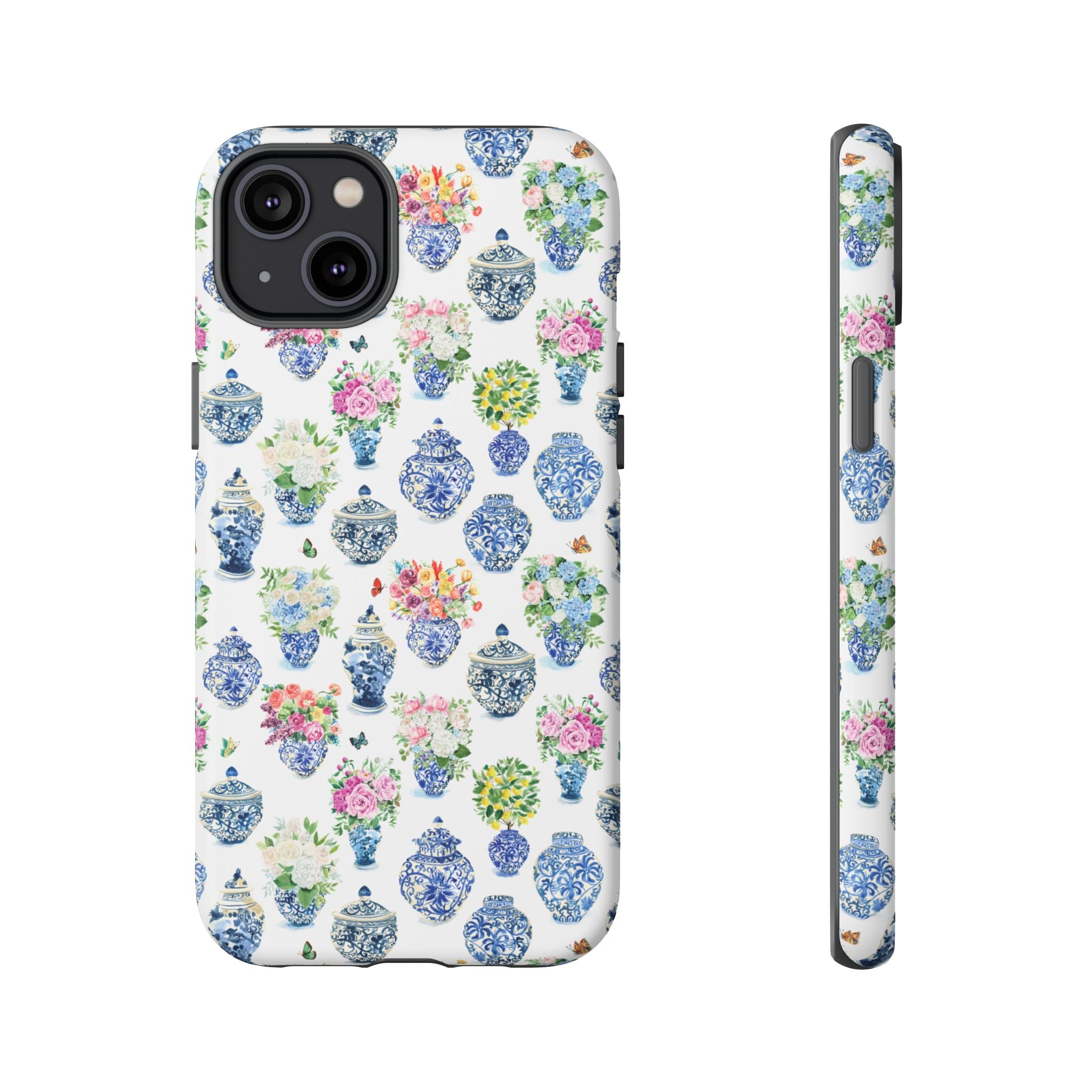 Watercolor Ginger Jar Bouquets Phone Cover Case