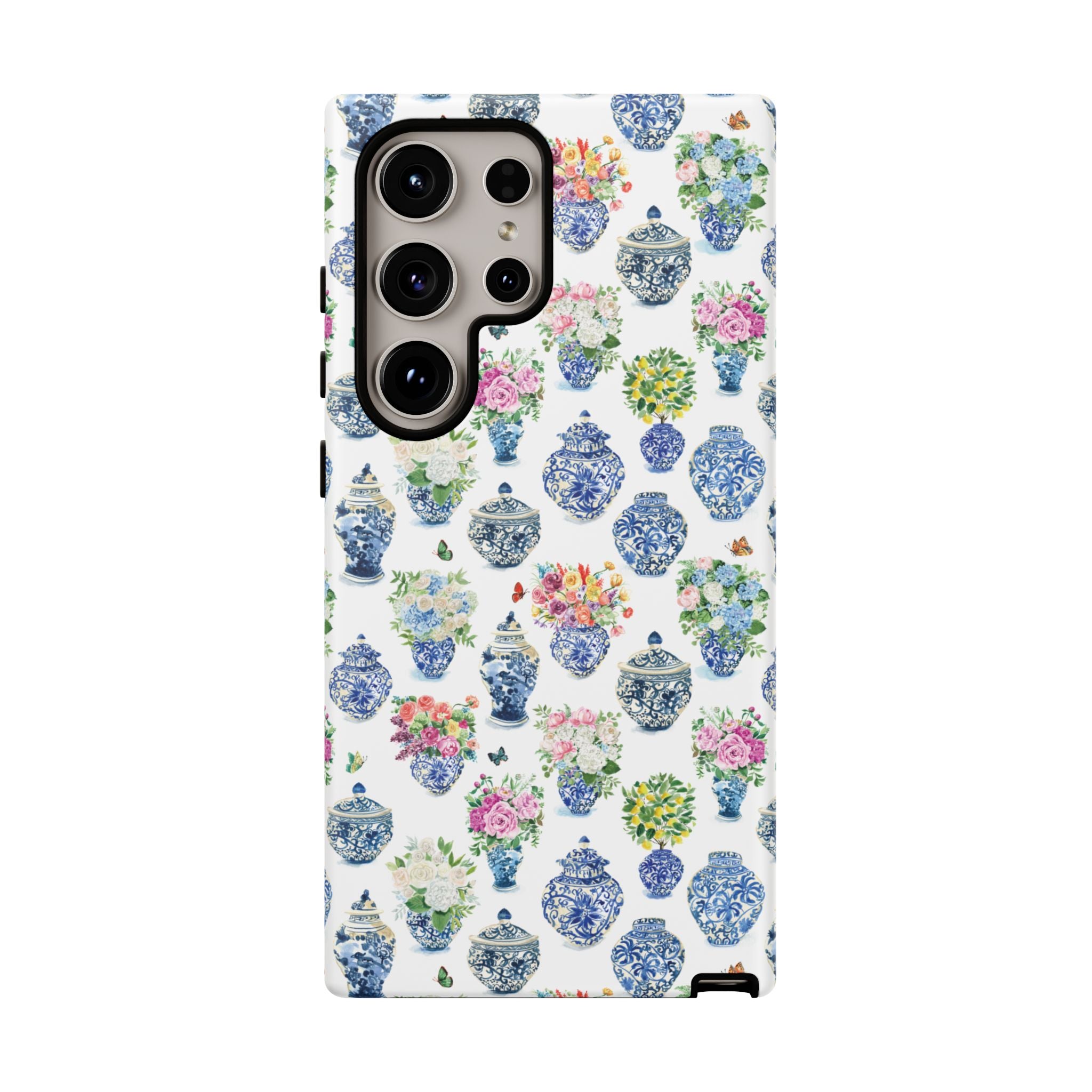 Watercolor Ginger Jar Bouquets Phone Cover Case