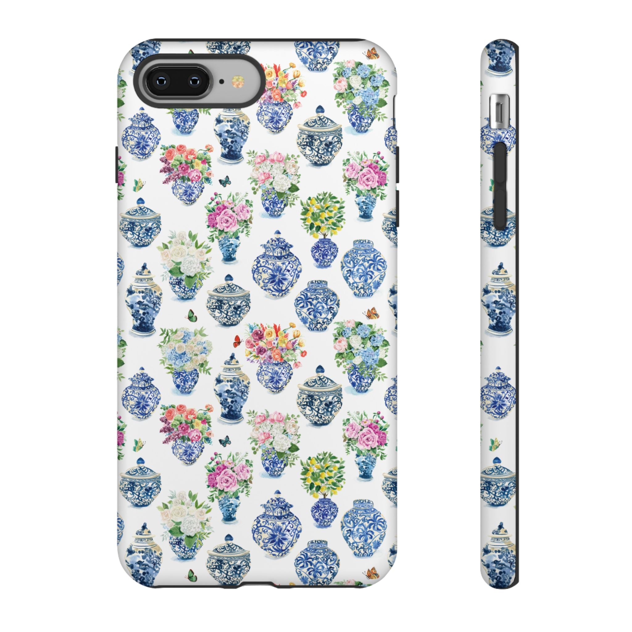 Watercolor Ginger Jar Bouquets Phone Cover Case