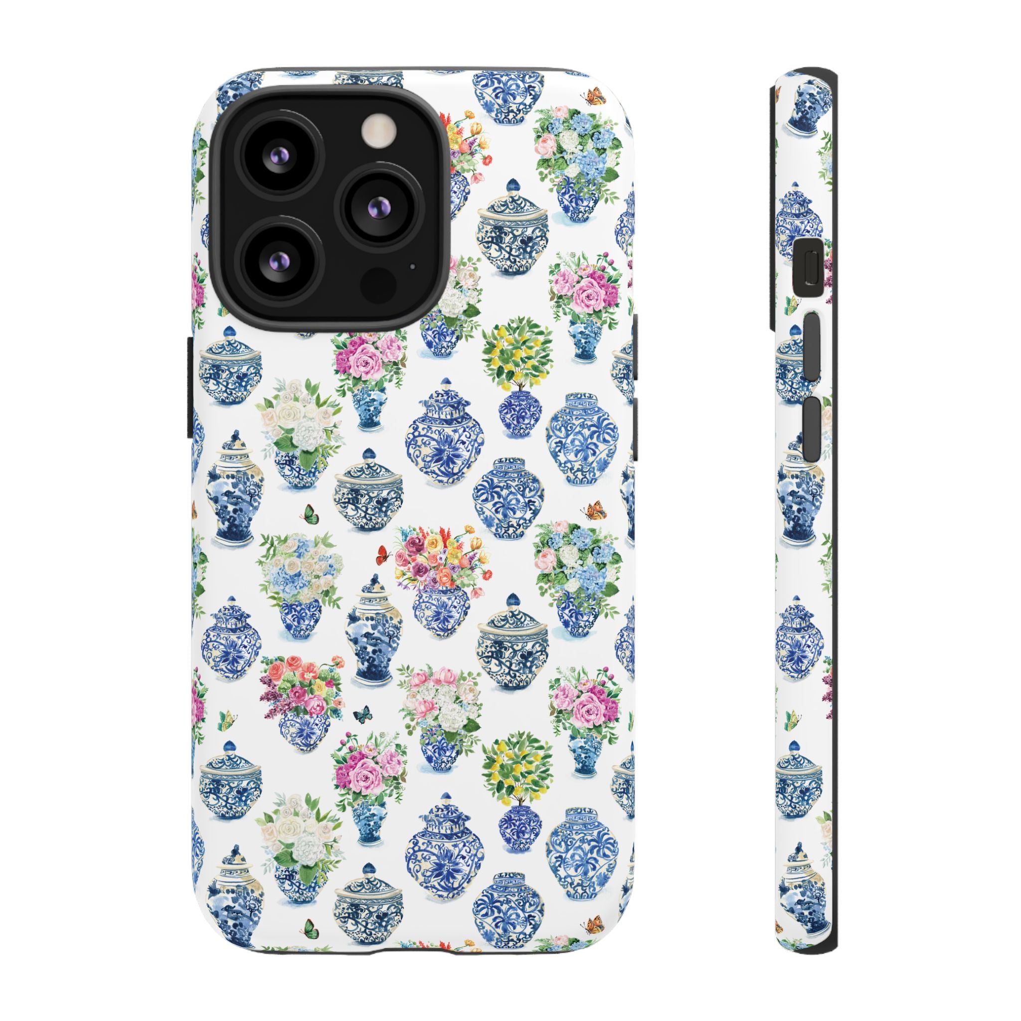 Watercolor Ginger Jar Bouquets Phone Cover Case