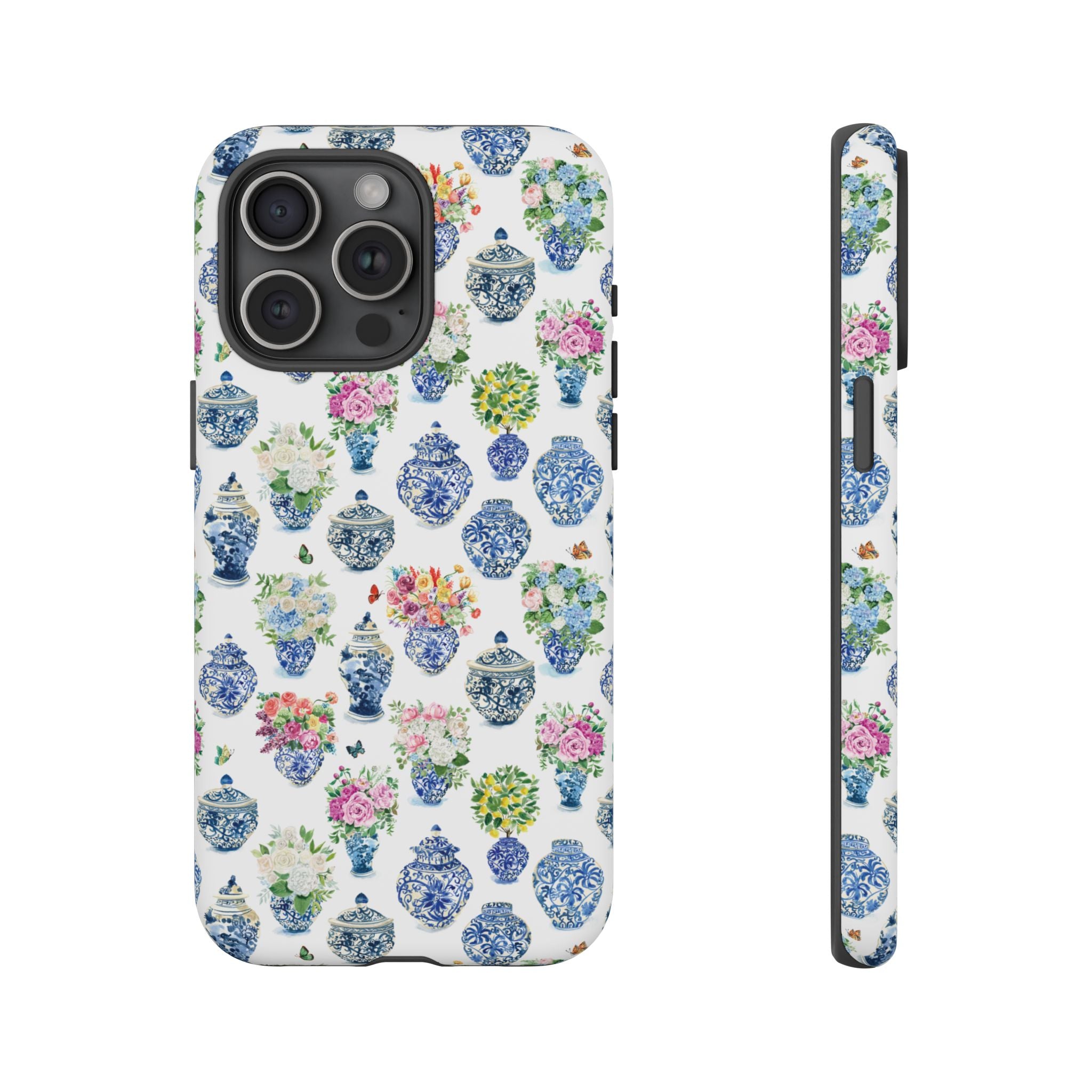 Watercolor Ginger Jar Bouquets Phone Cover Case