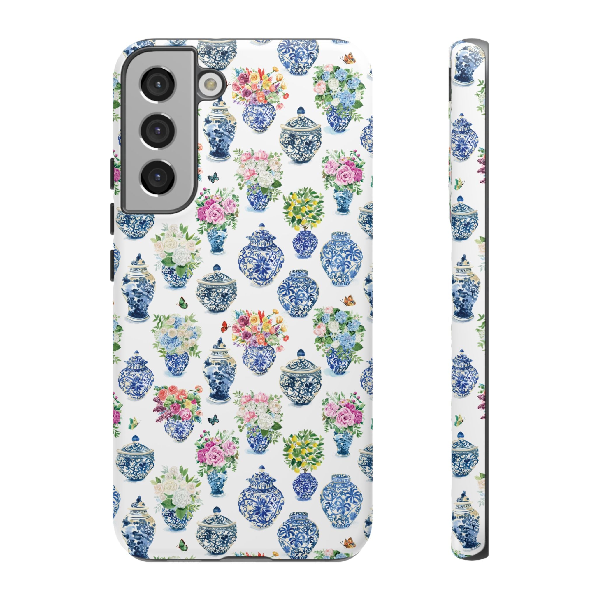 Watercolor Ginger Jar Bouquets Phone Cover Case