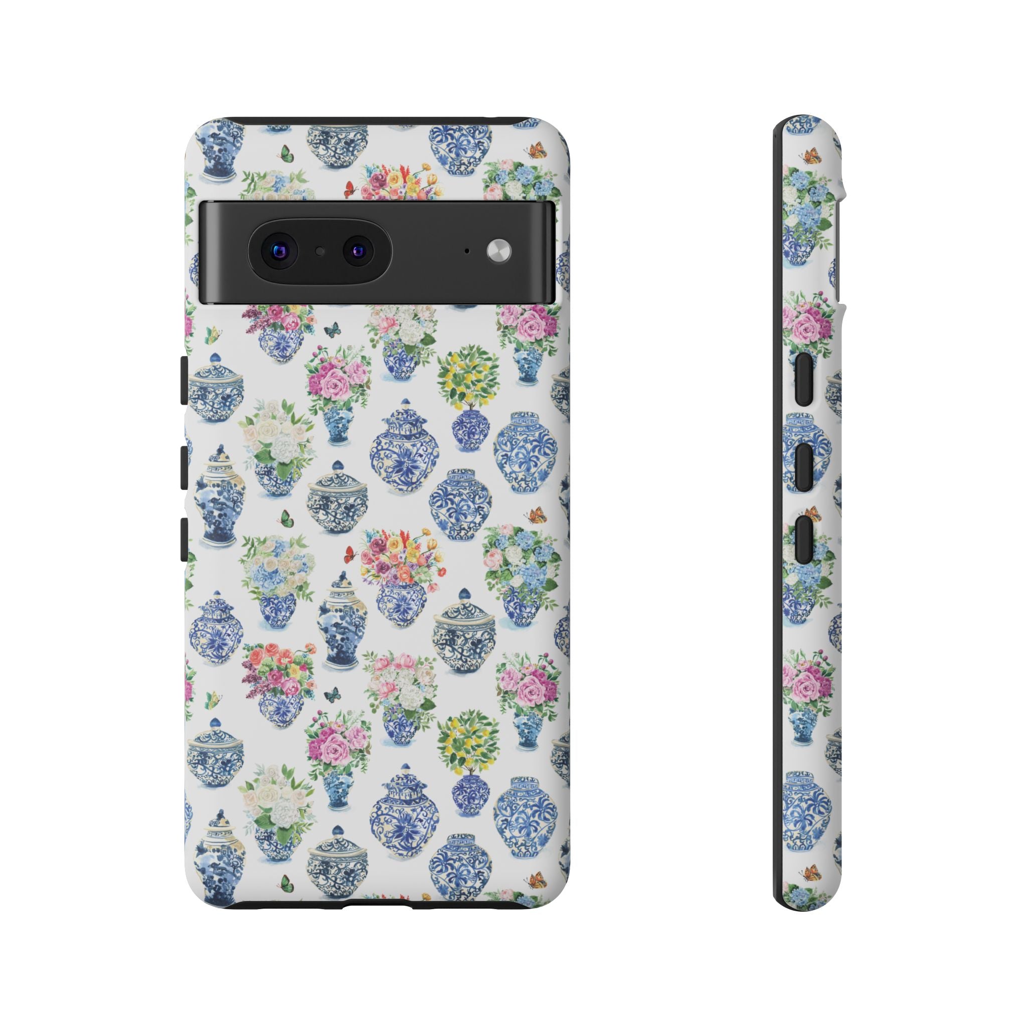 Watercolor Ginger Jar Bouquets Phone Cover Case