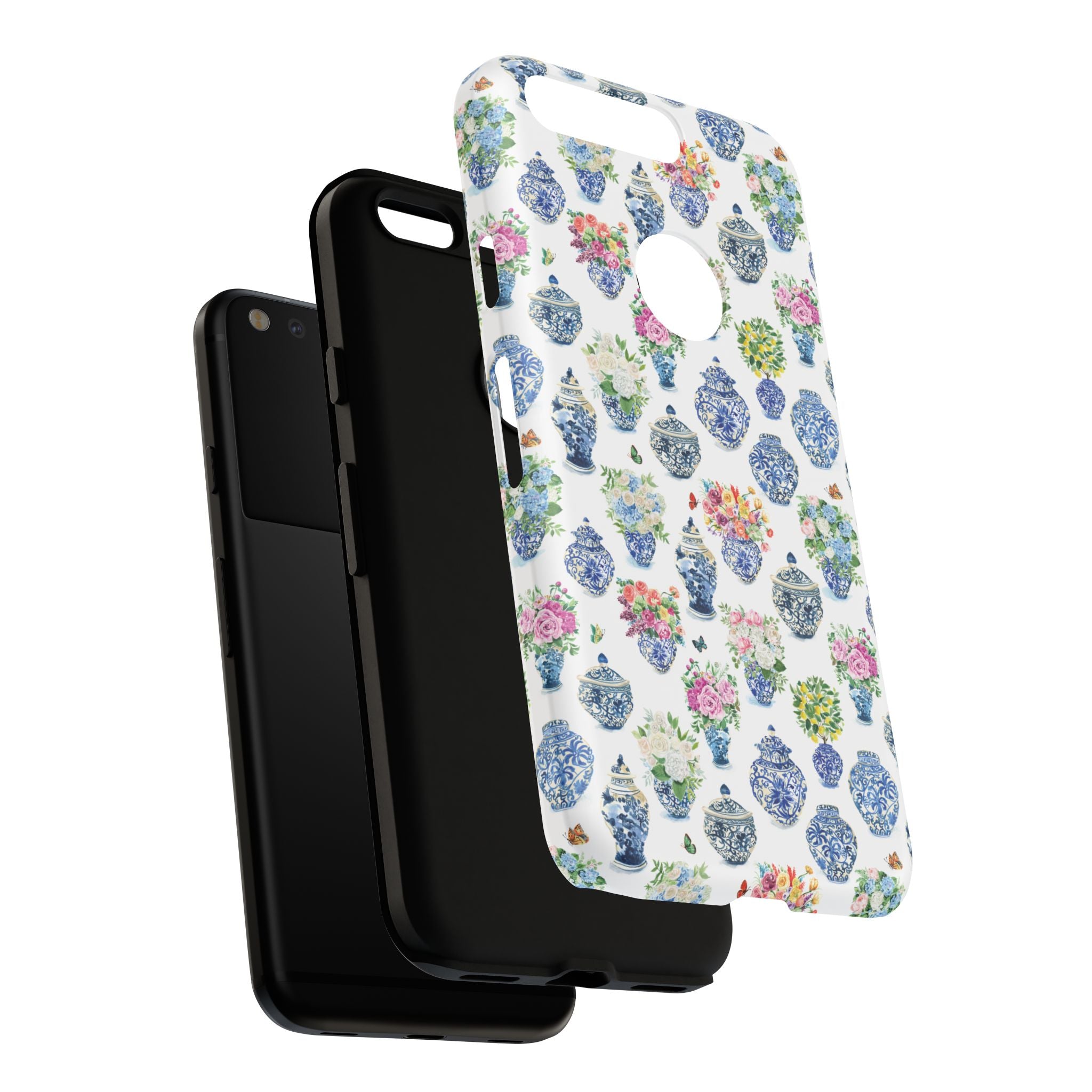 Watercolor Ginger Jar Bouquets Phone Cover Case