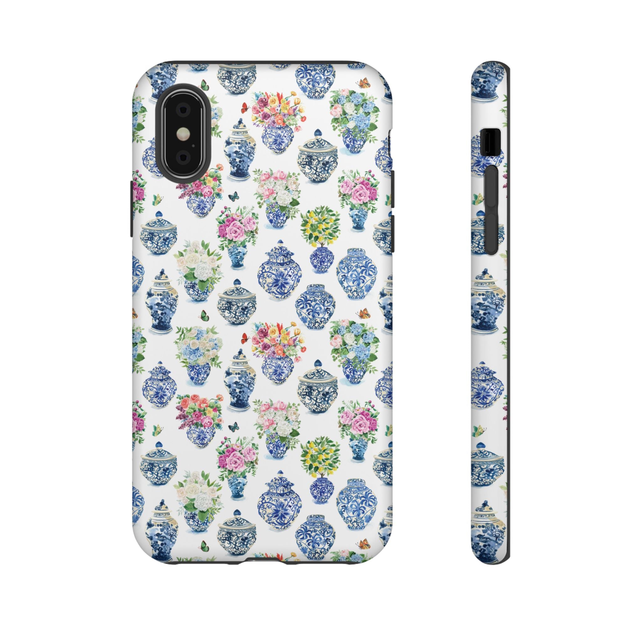 Watercolor Ginger Jar Bouquets Phone Cover Case