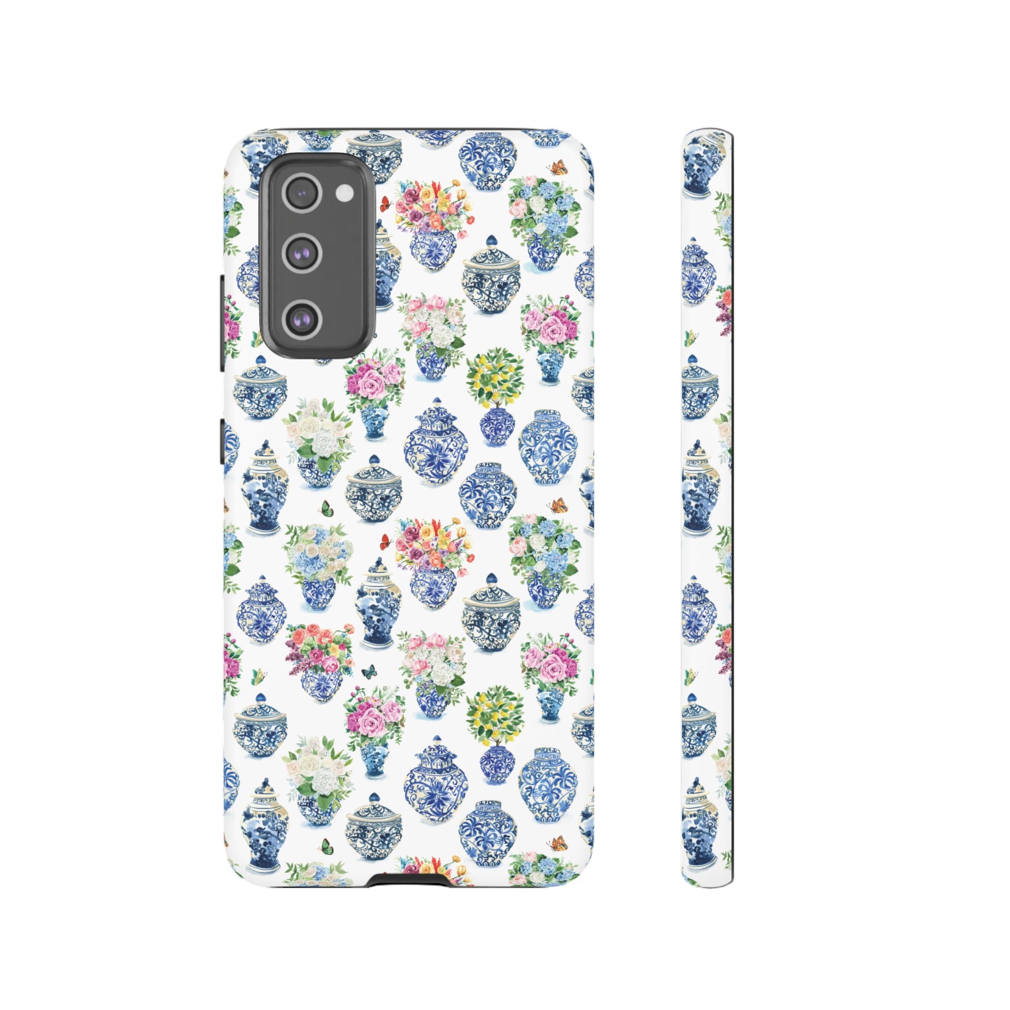 Watercolor Ginger Jar Bouquets Phone Cover Case