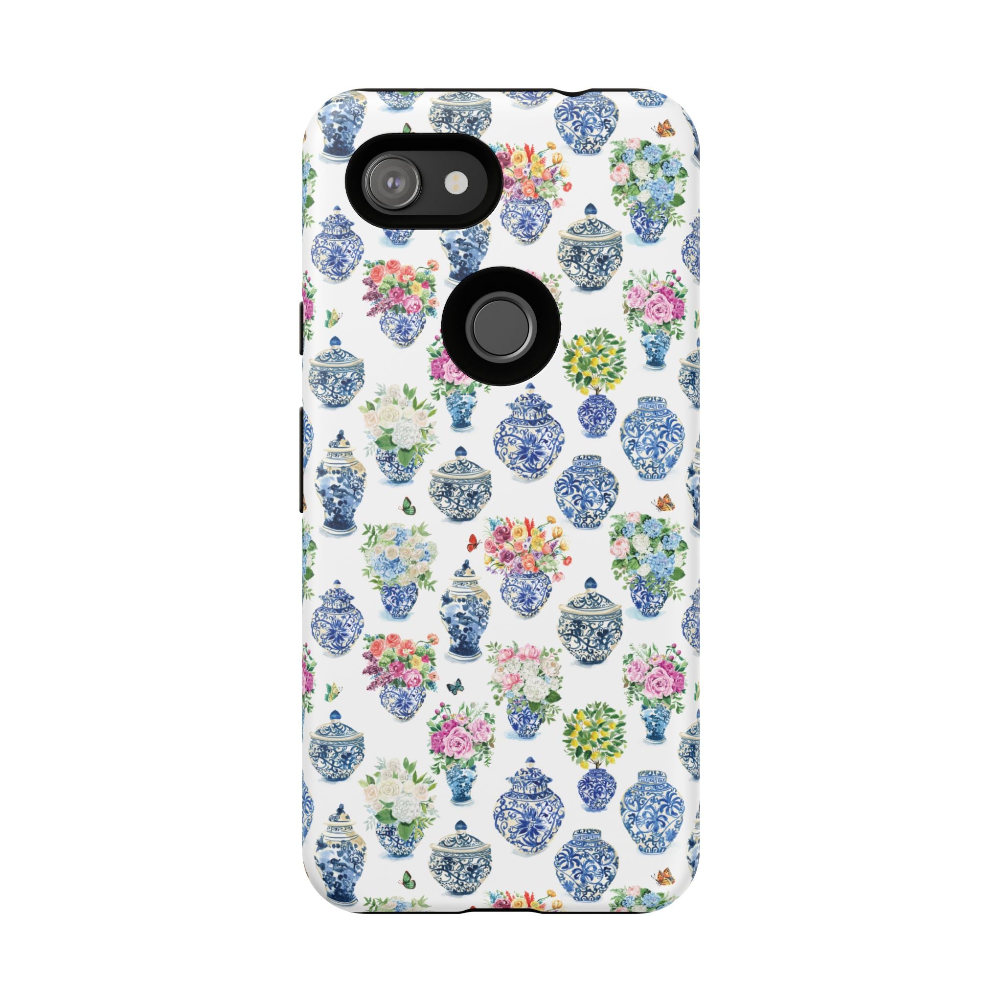 Watercolor Ginger Jar Bouquets Phone Cover Case