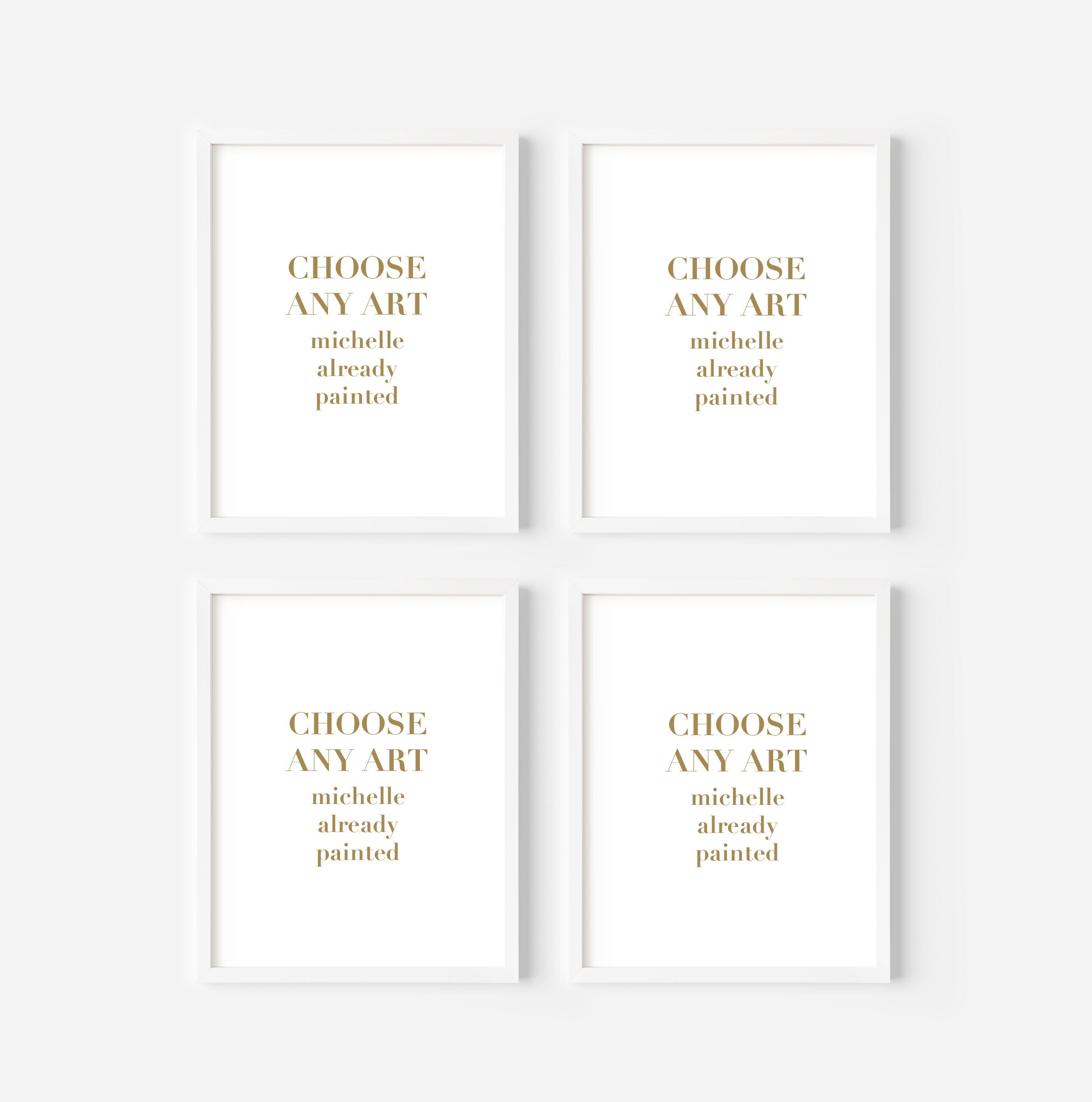 Watercolor Gallery Wall Art Print Set of 4, Choose Any 4 | Michelle Mospens
