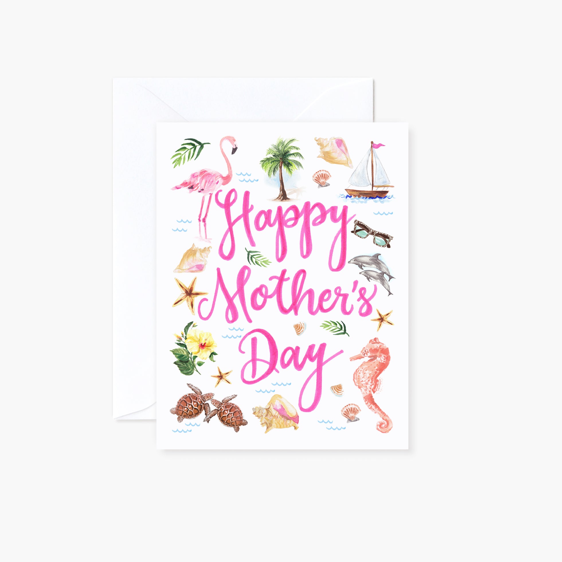 Beach Mother's Day Card by Michelle Mospens