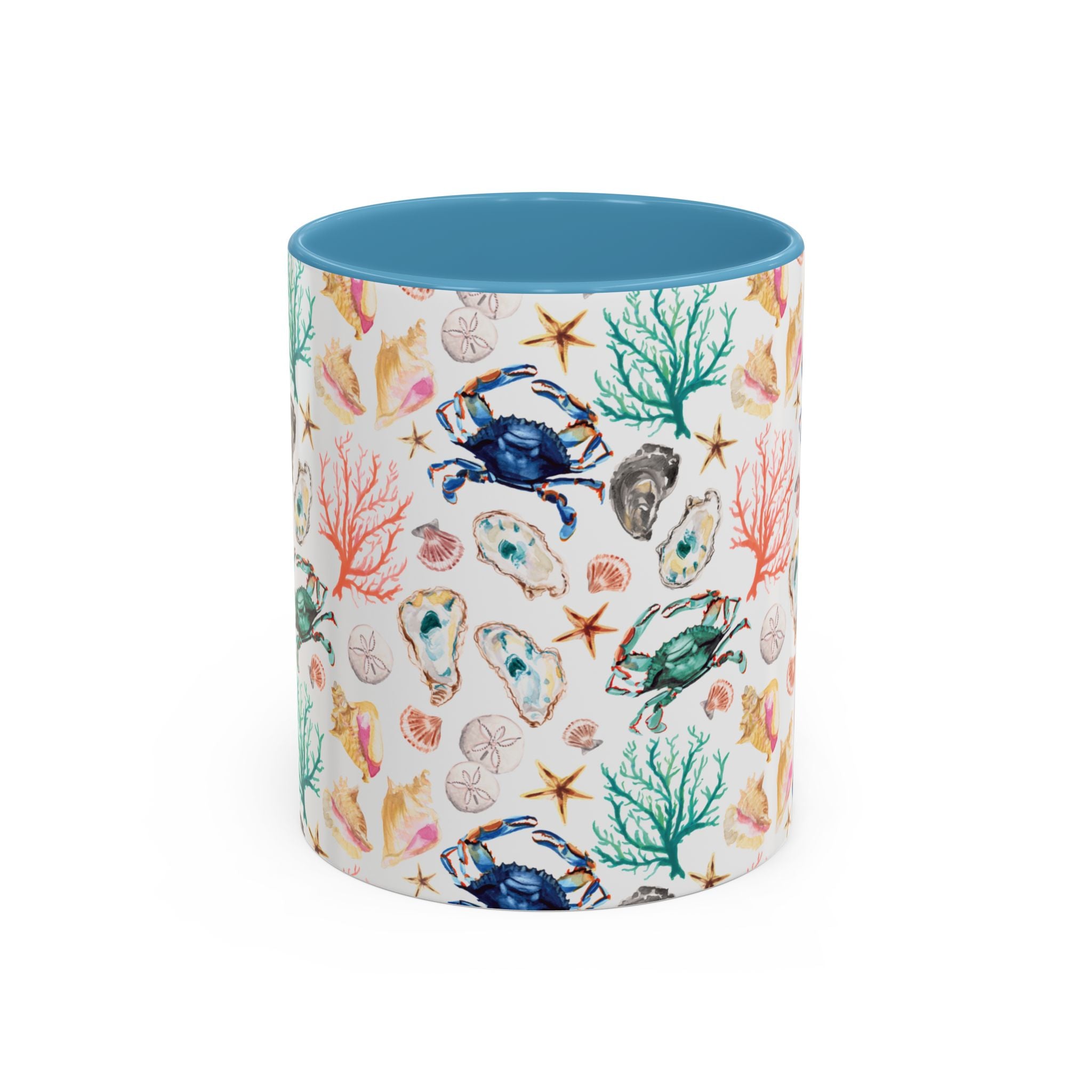 Michelle Mospens Coastal Vibes Watercolor Coffee Mug | Beach Lover Gift