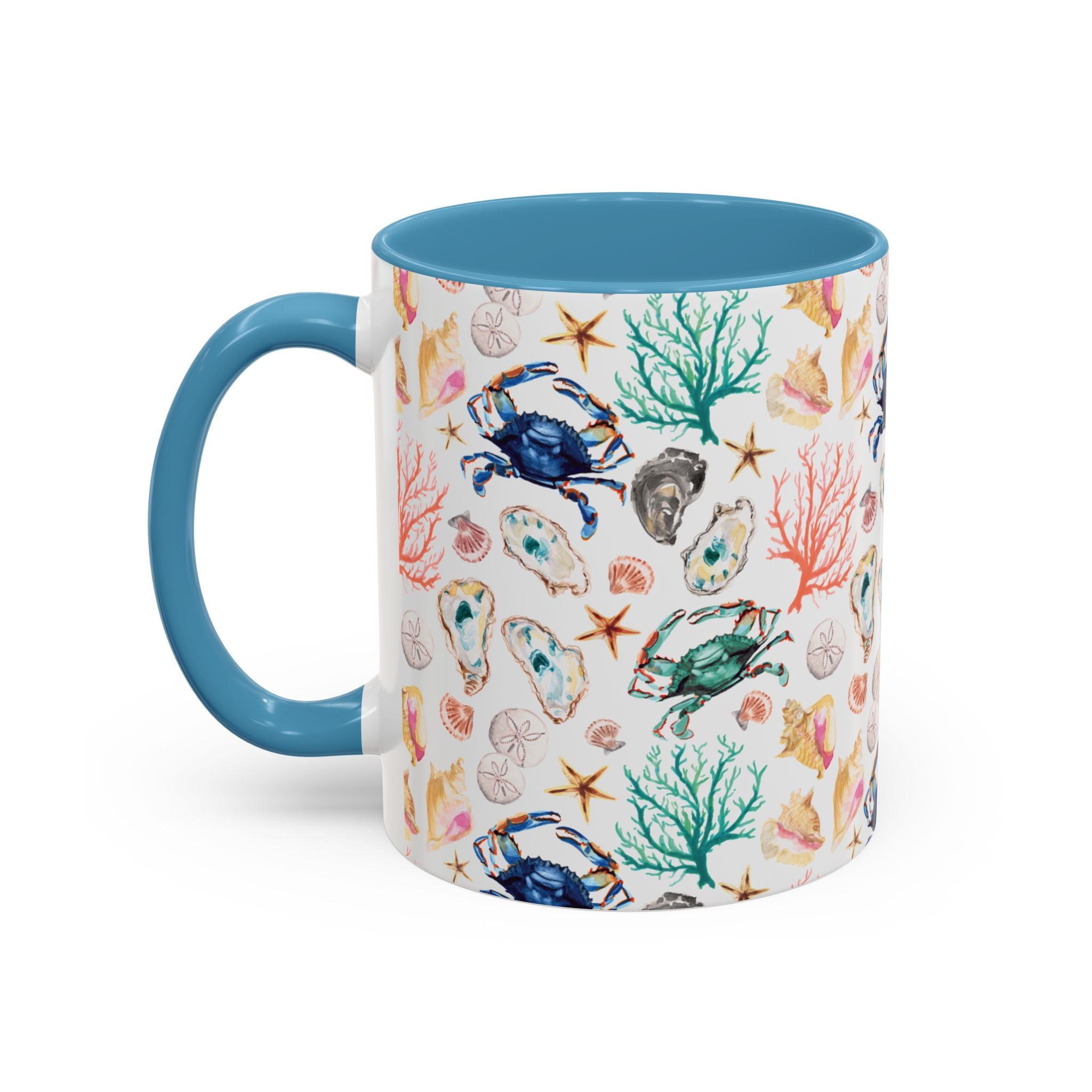 Michelle Mospens Coastal Vibes Watercolor Coffee Mug | Beach Lover Gift