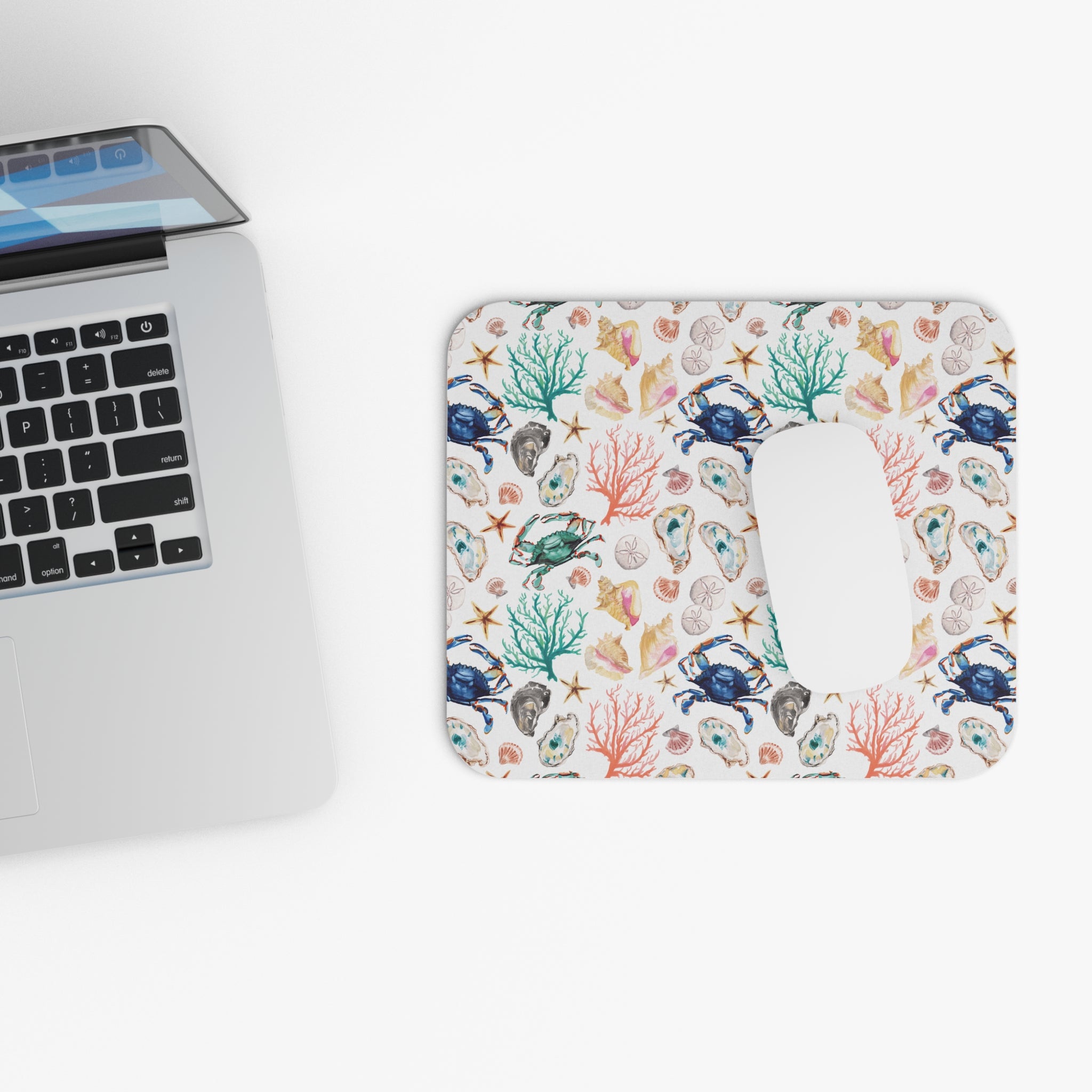 Watercolor Coastal Vibes Mouse Pad (Rectangle)