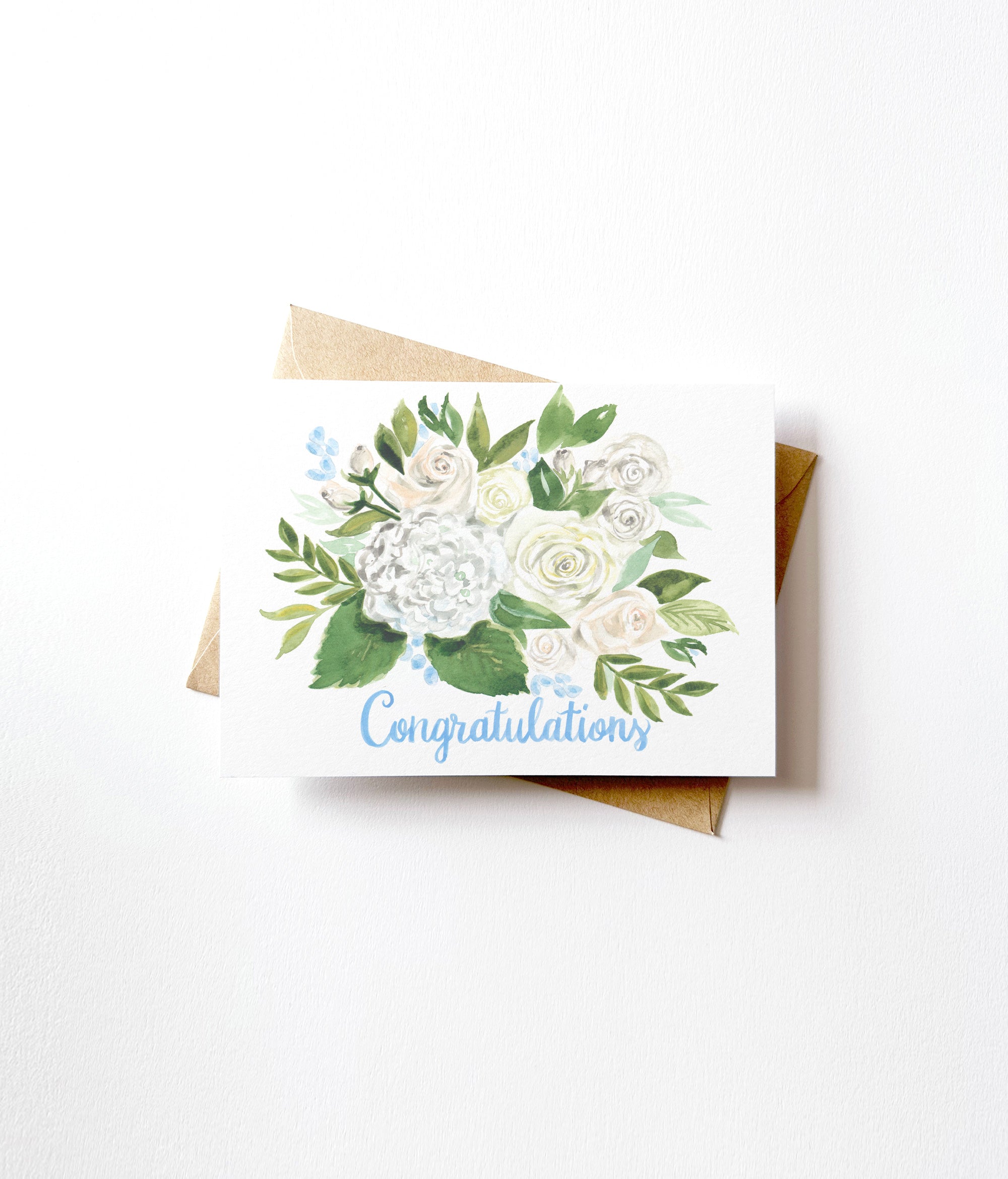 Illustrated Floral Congratulations Graduation Grad Card