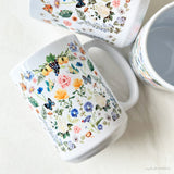 Illustrated Watercolor Botanicals No1 Coffee Mug 15oz. by Michelle Mospens