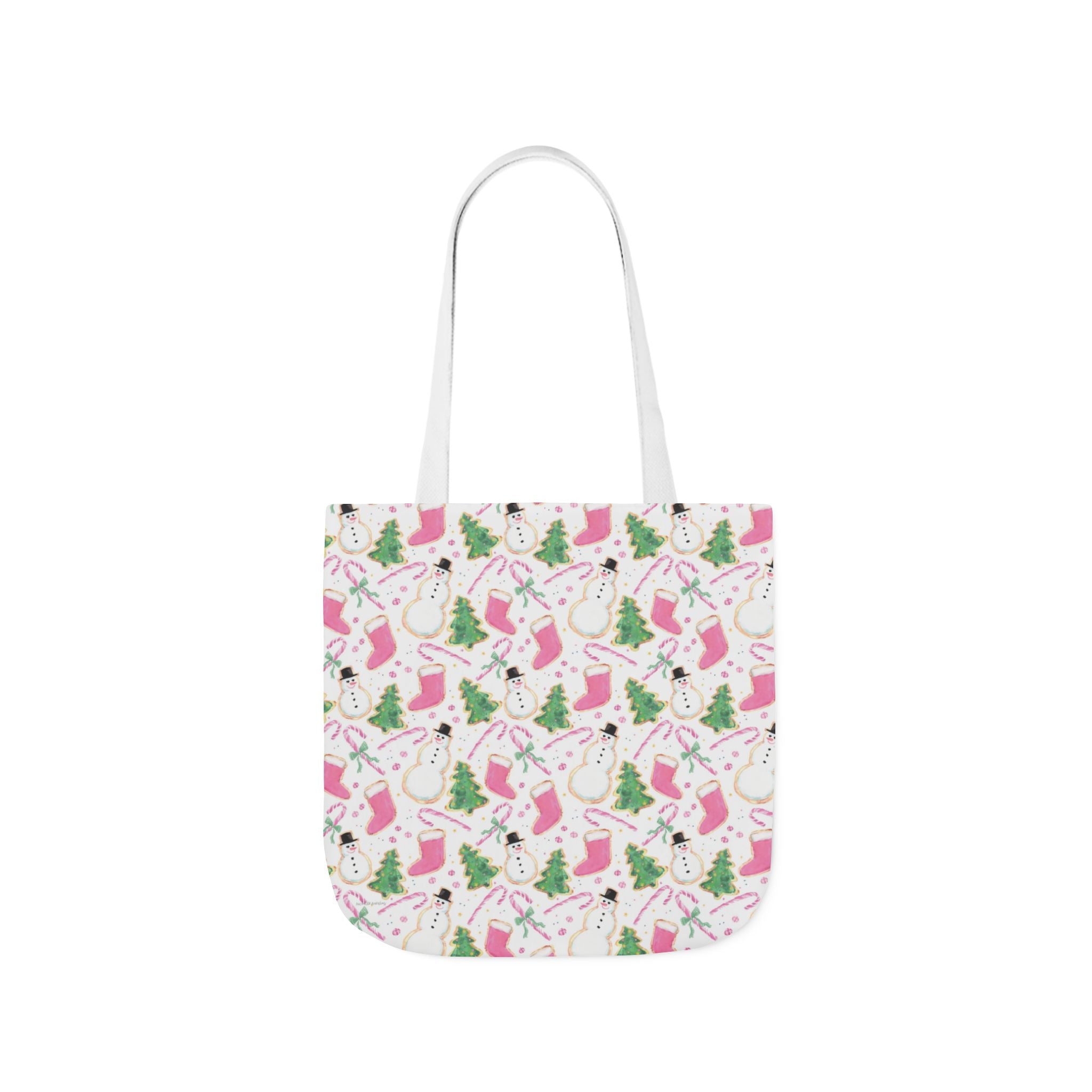 Illustrated Pinkmas Christmas Treats Tote Bag