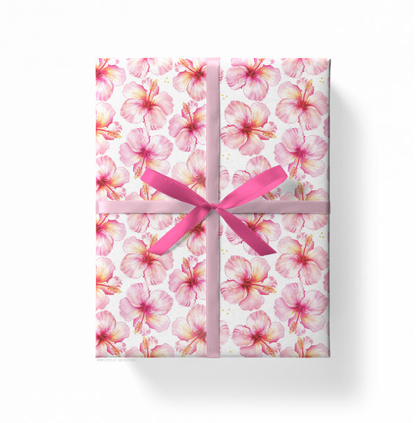 Watercolor Ginger Jar Bouquets Floral Chinoiserie Wrapping Paper by Mi –  Michelle Mospens