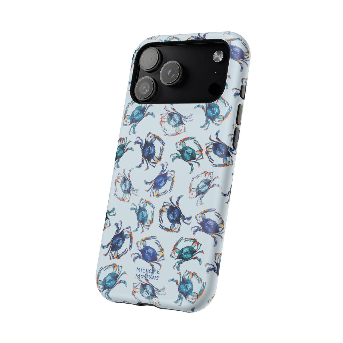 Watercolor Coastal Crabs Phone Case, Nautical Beach iPhone Case | Michelle Mospens