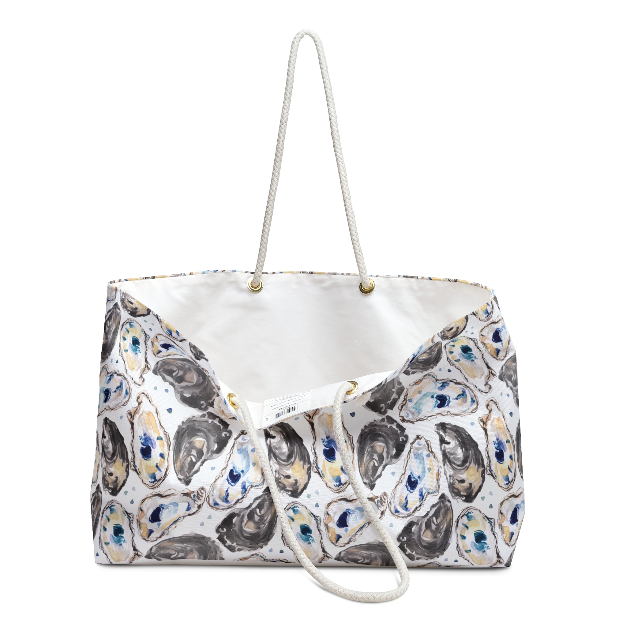 Watercolor Oyster Shells Weekender Tote Bag