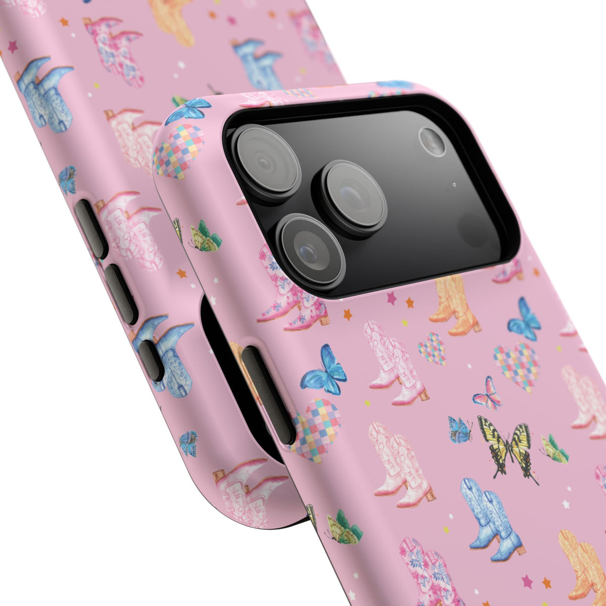 Watercolor Western Girly Phone Case, Modern Cowgirl iPhone Case | Michelle Mospens