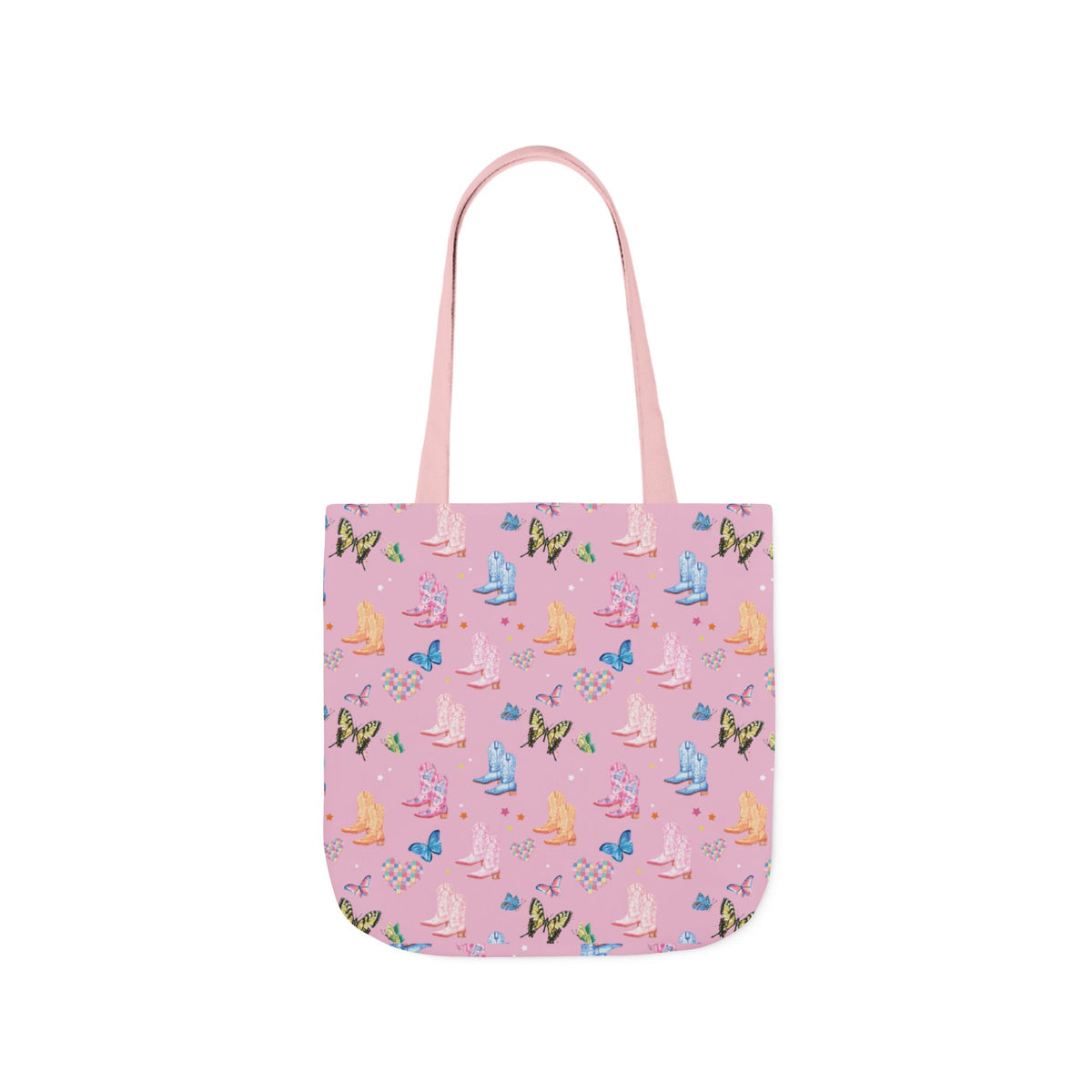Watercolor Western Girly Tote Bag, Modern Cowgirl Bag | Michelle Mospens