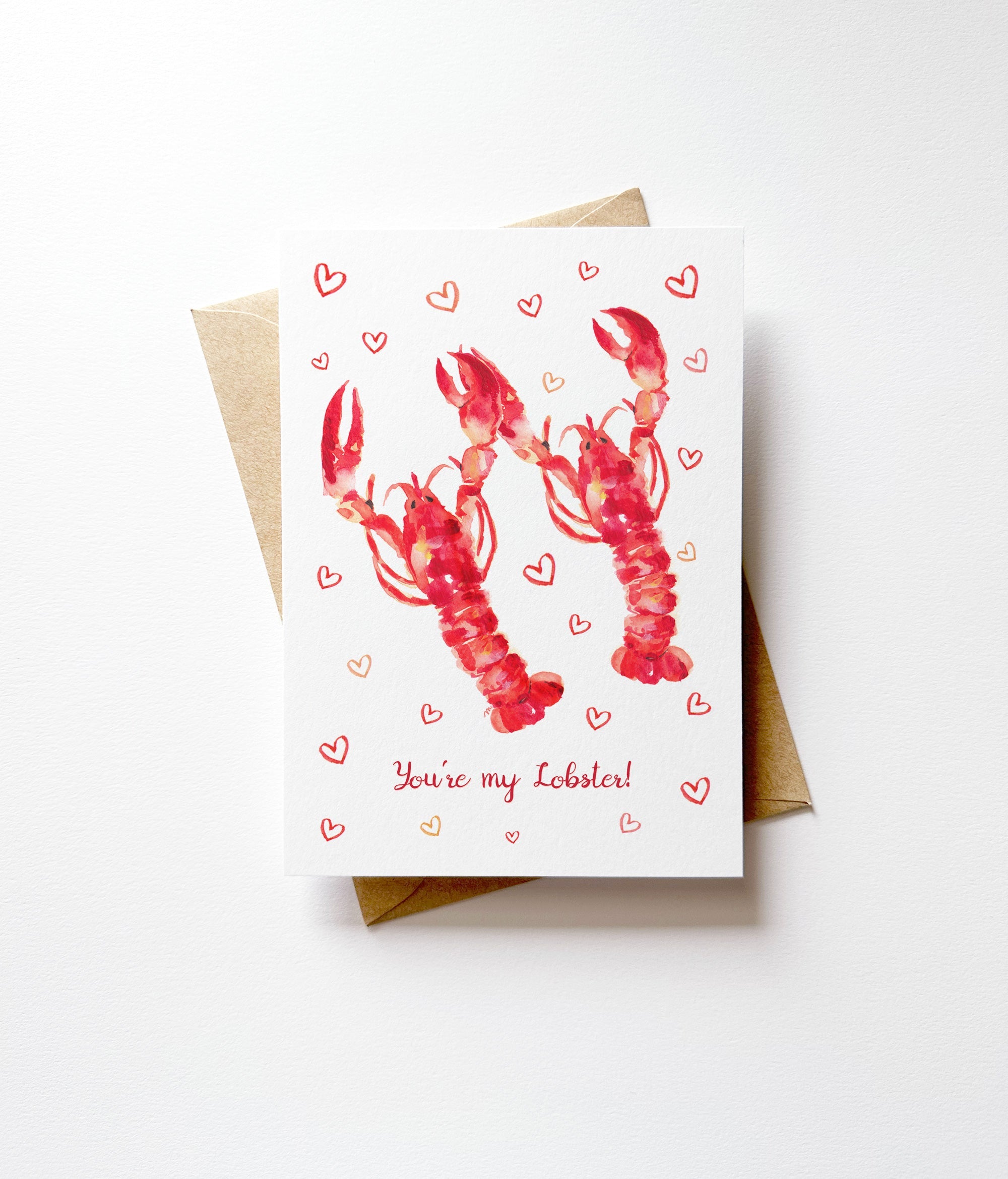 You're My Lobster Anniversary and Valentine's Day Card