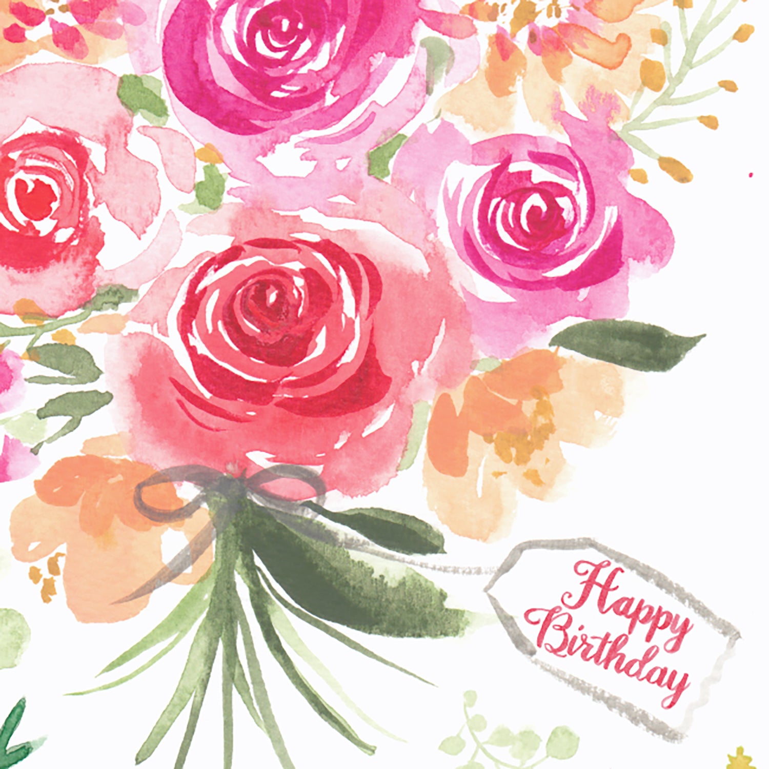 Birthday Bouquet Happy Birthday Card