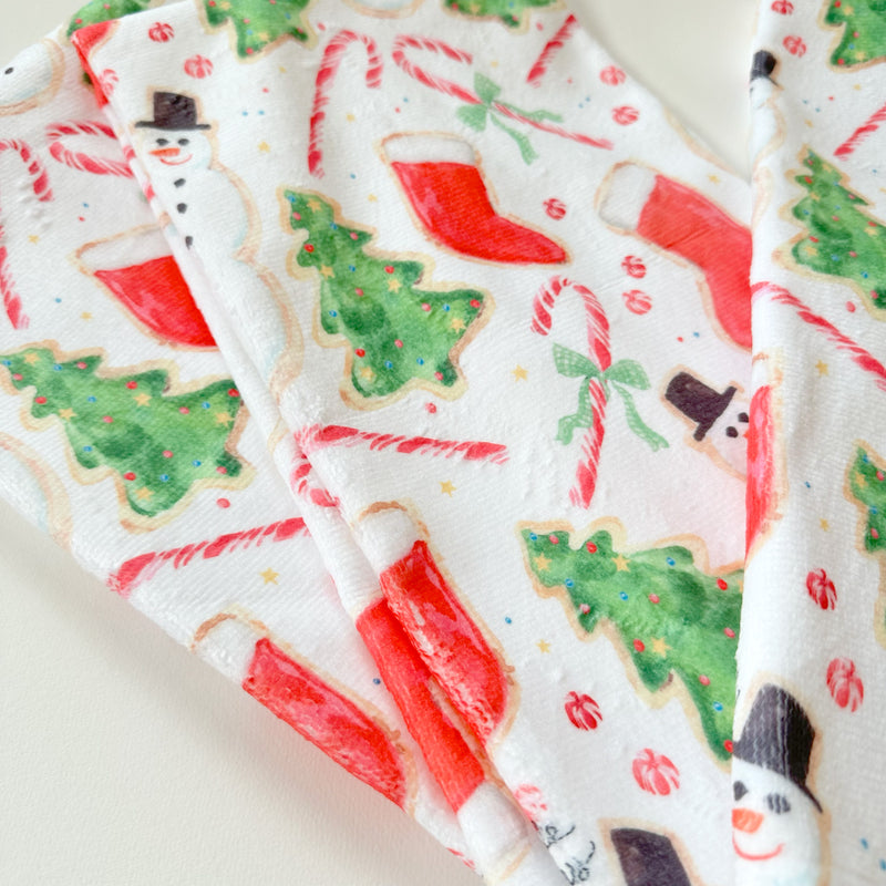 Christmas Cookies Designer Kitchen Towel by Michelle Mospens | Luxury Dish Towel
