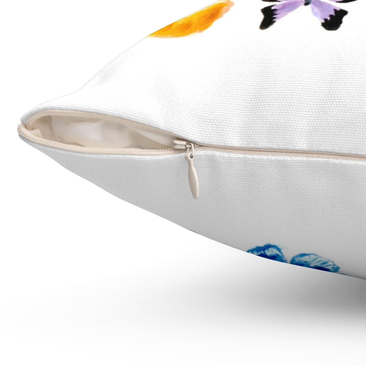 Whimsical Watercolor Butterflies Square Pillow