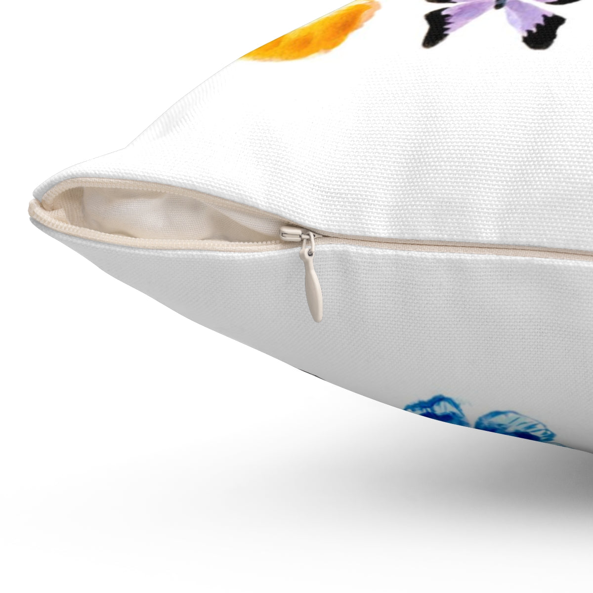 Whimsical Watercolor Butterflies Square Pillow