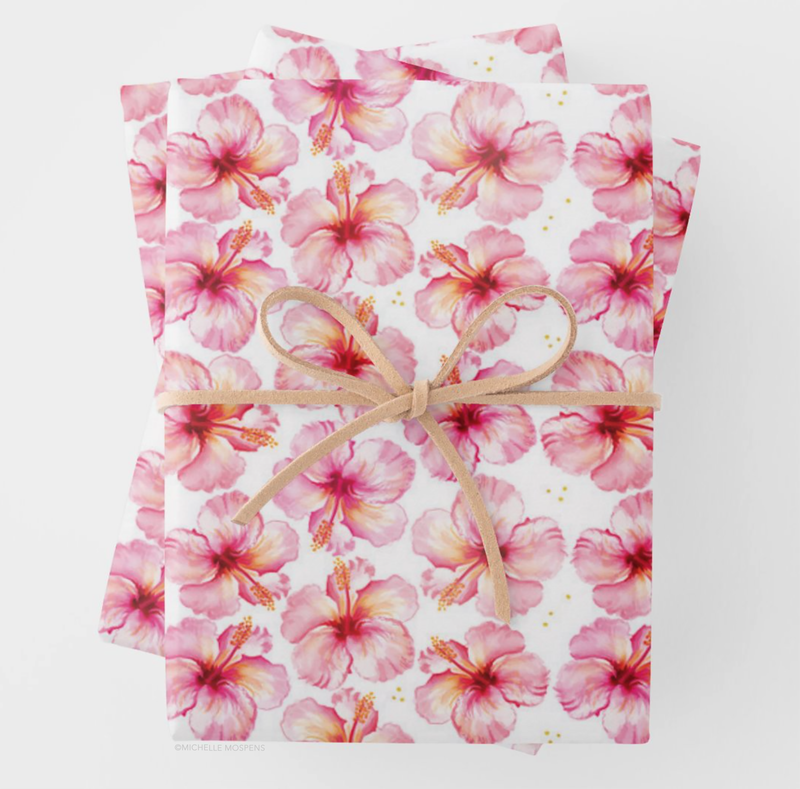 Wrapping Paper - Floral Blush, KLOSH