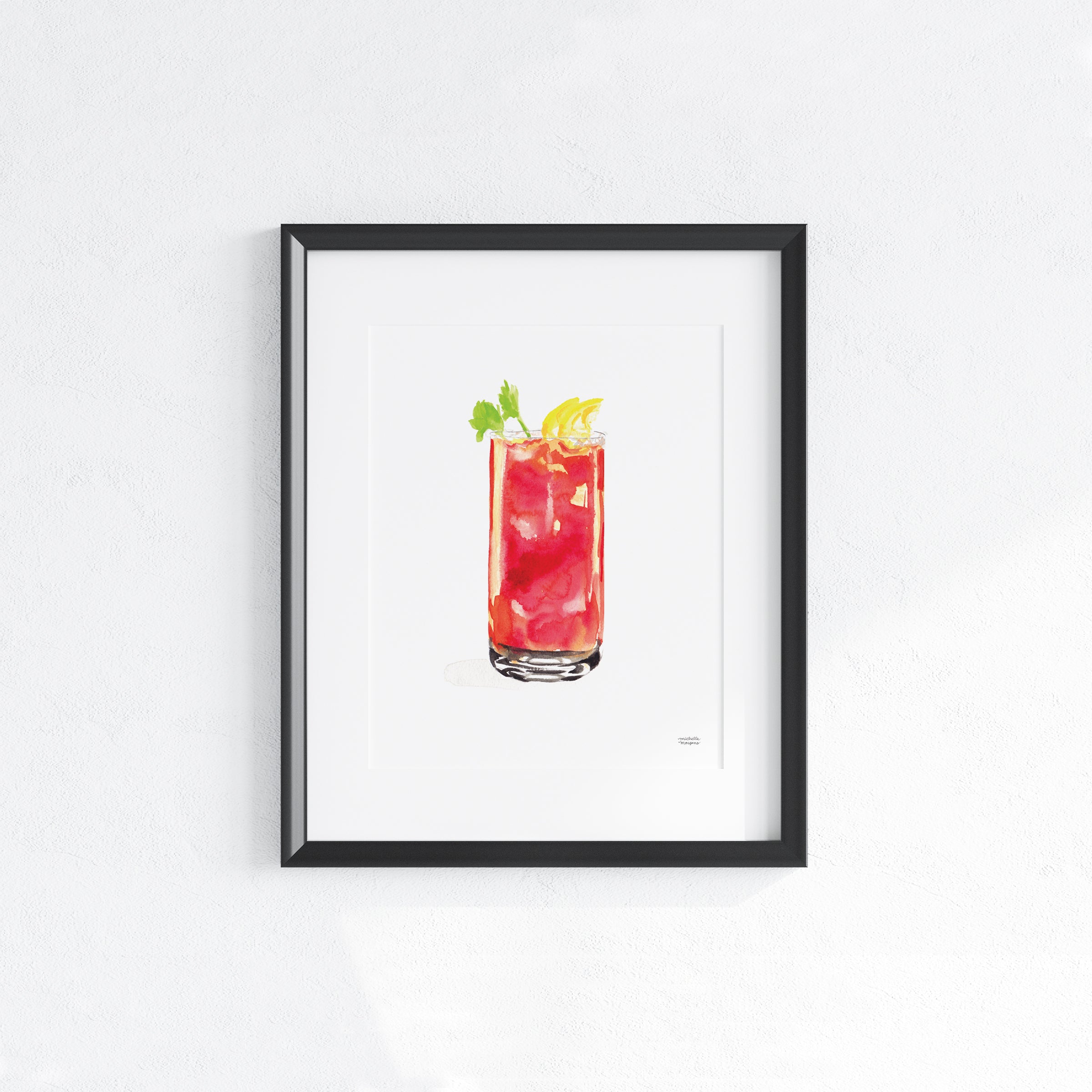 Bloody Mary Cocktail Art Print