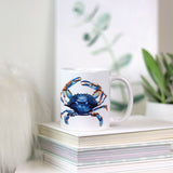 Watercolor Blue Crab Coffee Mug 11oz