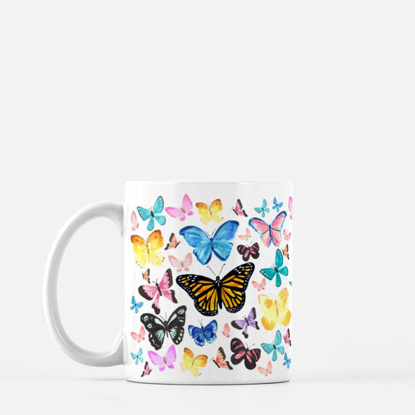 Watercolor Butterflies Coffee Mug 11oz.