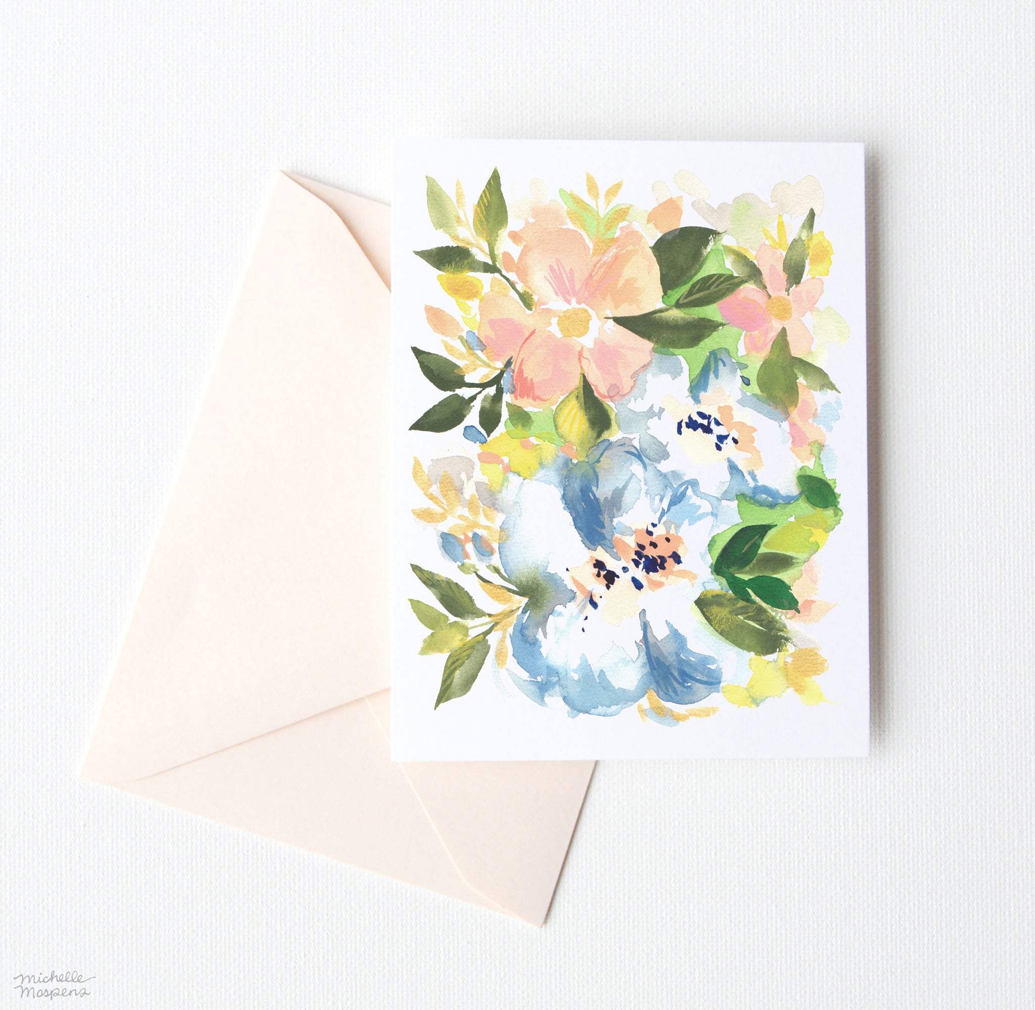 FRENCH COUNTRY FLORALS NOTE CARD SET