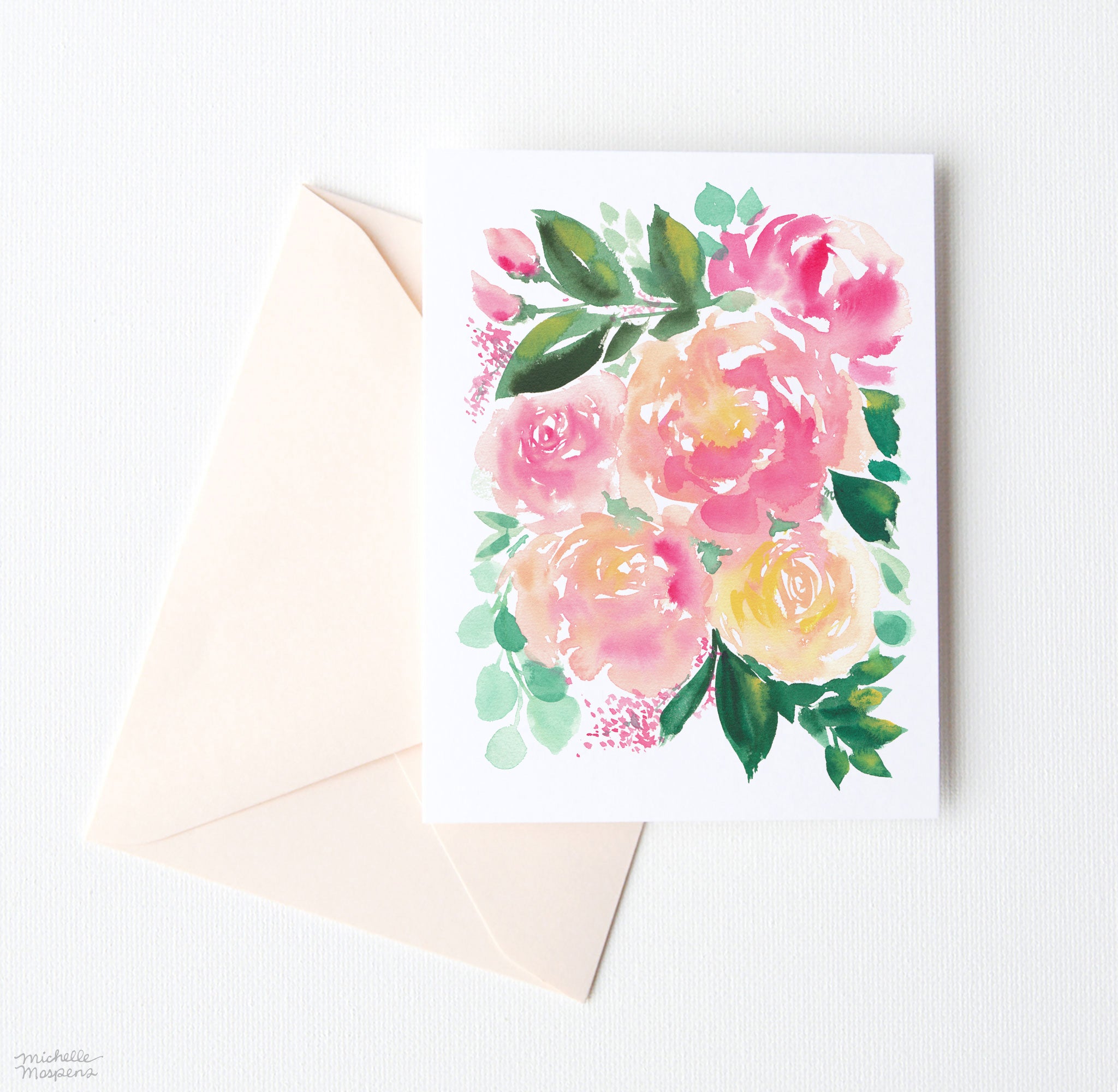 HAND-GATHERED BOUQUET NOTE CARD SET