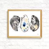 Watercolor Oysters No8 Art Print
