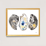 Watercolor Oysters and Blue Crab Art Print Set | Coastal Wall Art