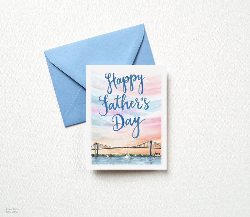 SAILING SUNSET FATHER'S DAY CARD