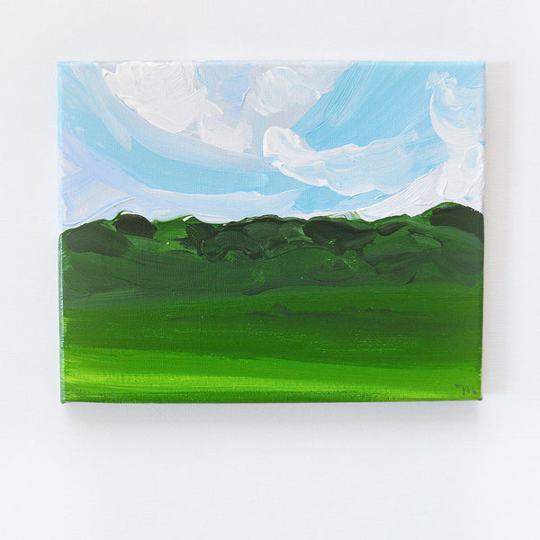 Warm Skies In July Painting