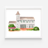 Wychmere Beach Club Watercolor Print