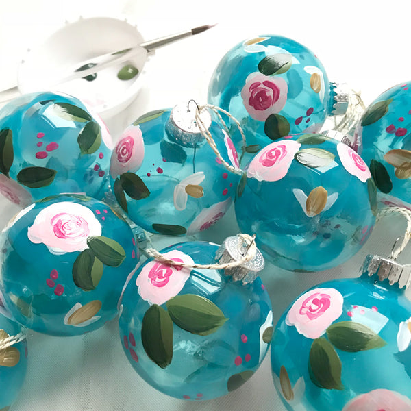 Limited Edition Hand-painted Glass Ornament (sold individually)