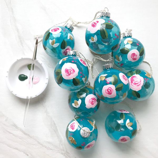 Limited Edition Hand-painted Glass Ornament (sold individually)