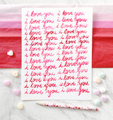I Love You I Love You Art Print by Michelle Mospens